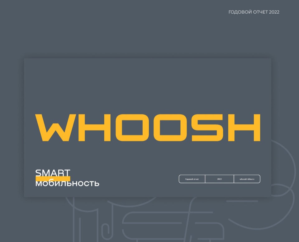 Годовой отчет '22 для Whoosh — Графика на Dprofile