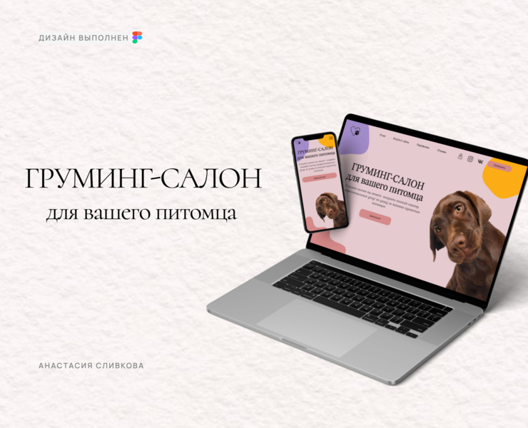 Груминг-салон — Интерфейсы на Dprofile