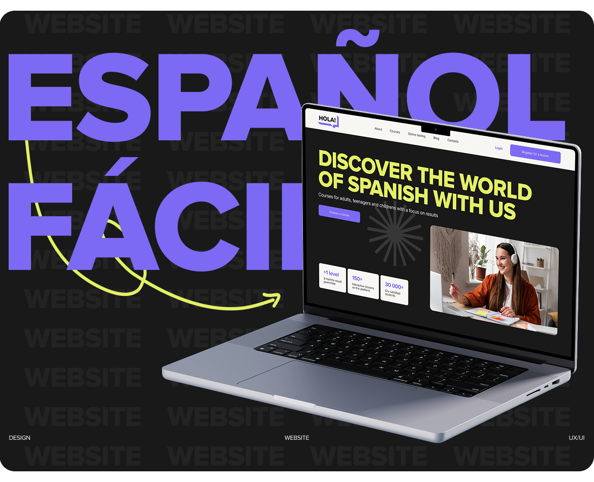 Spanish online courses | Corporate website — Интерфейсы на Dprofile