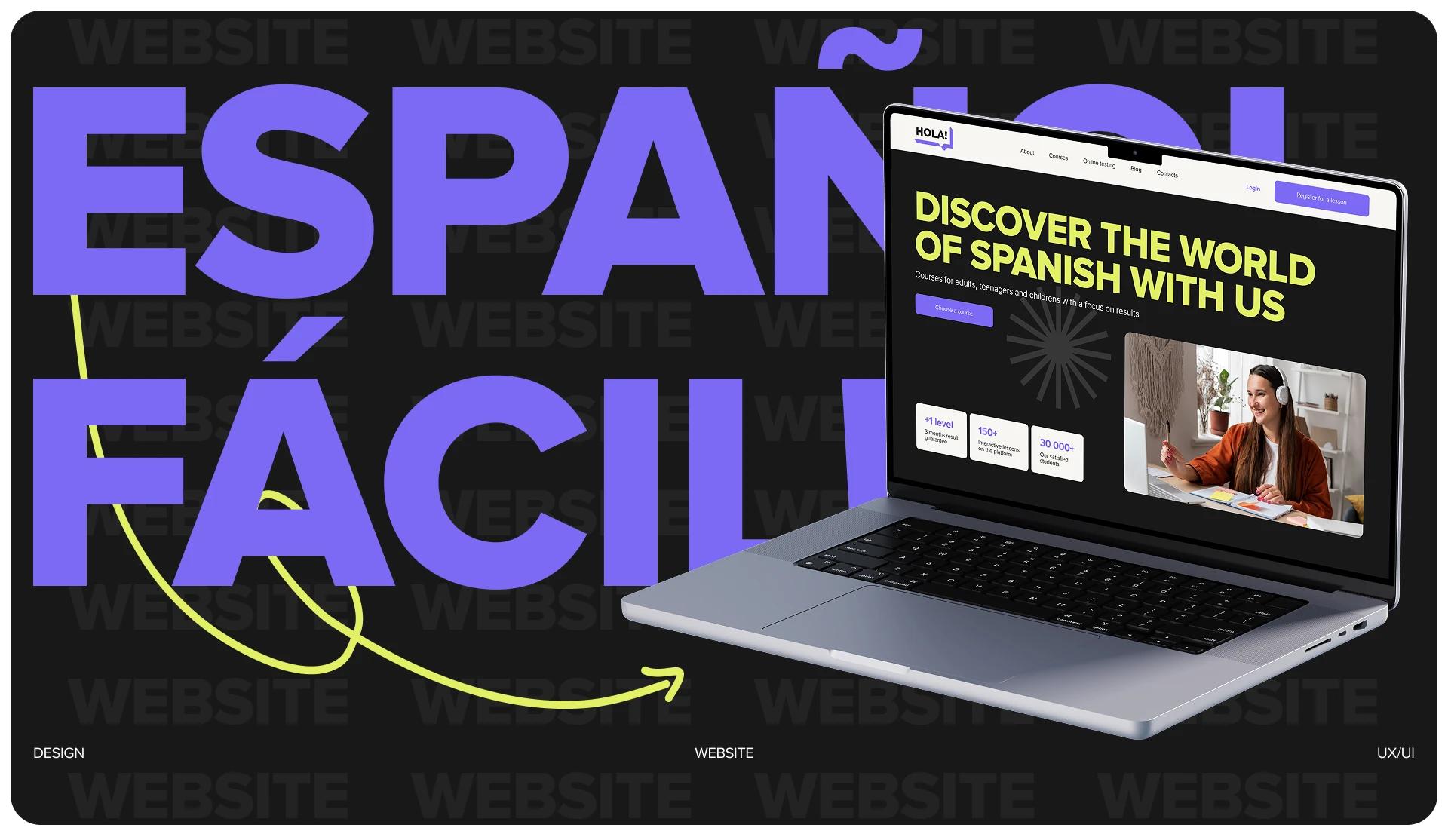Spanish online courses | Corporate website — Изображение №1 — Интерфейсы на Dprofile