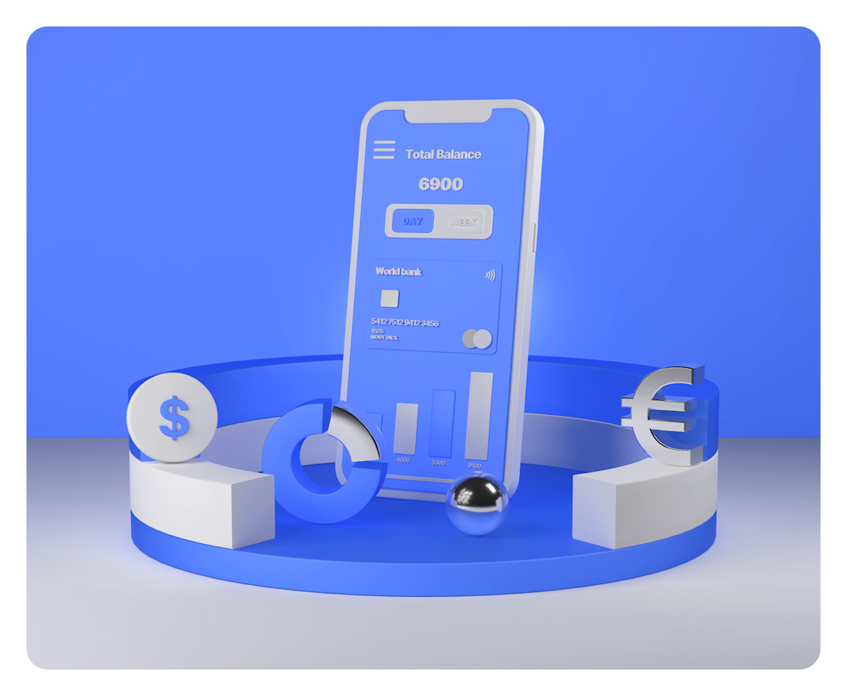 3D Bank Illustration — Изображение №1 — Иллюстрация, 3D на Dprofile