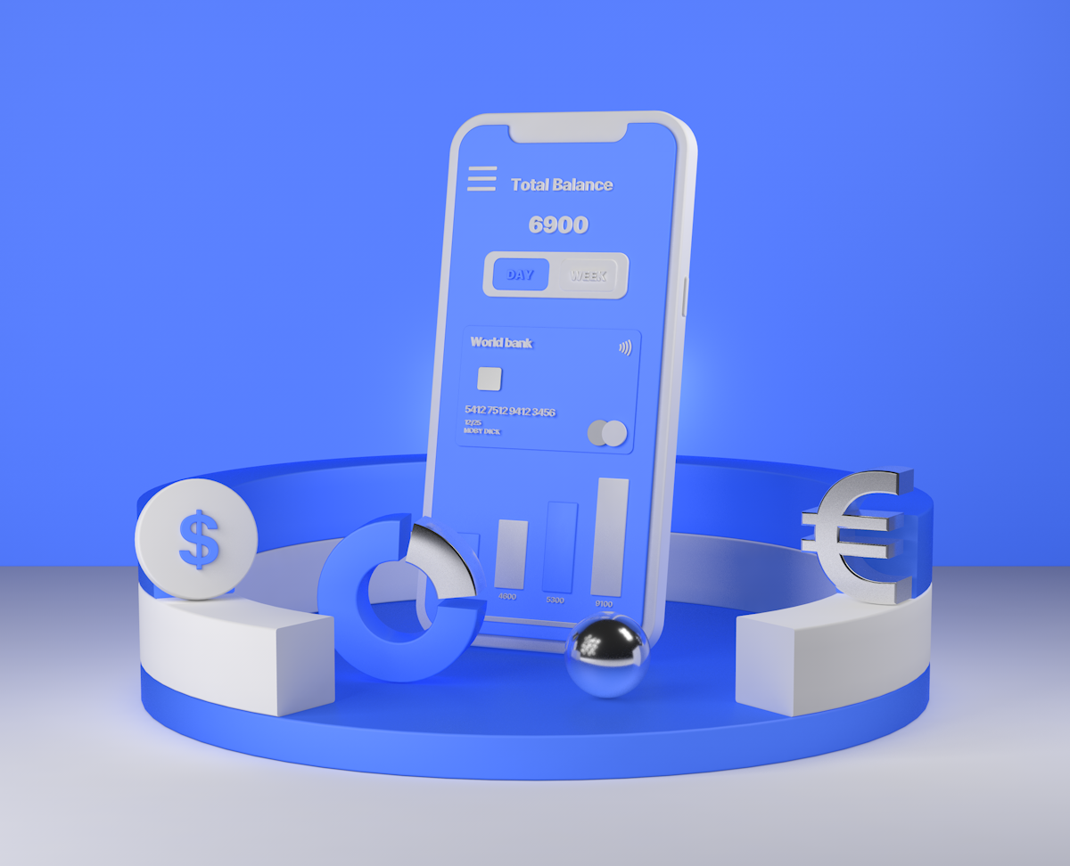 3D Bank Illustration — Иллюстрация, 3D на Dprofile