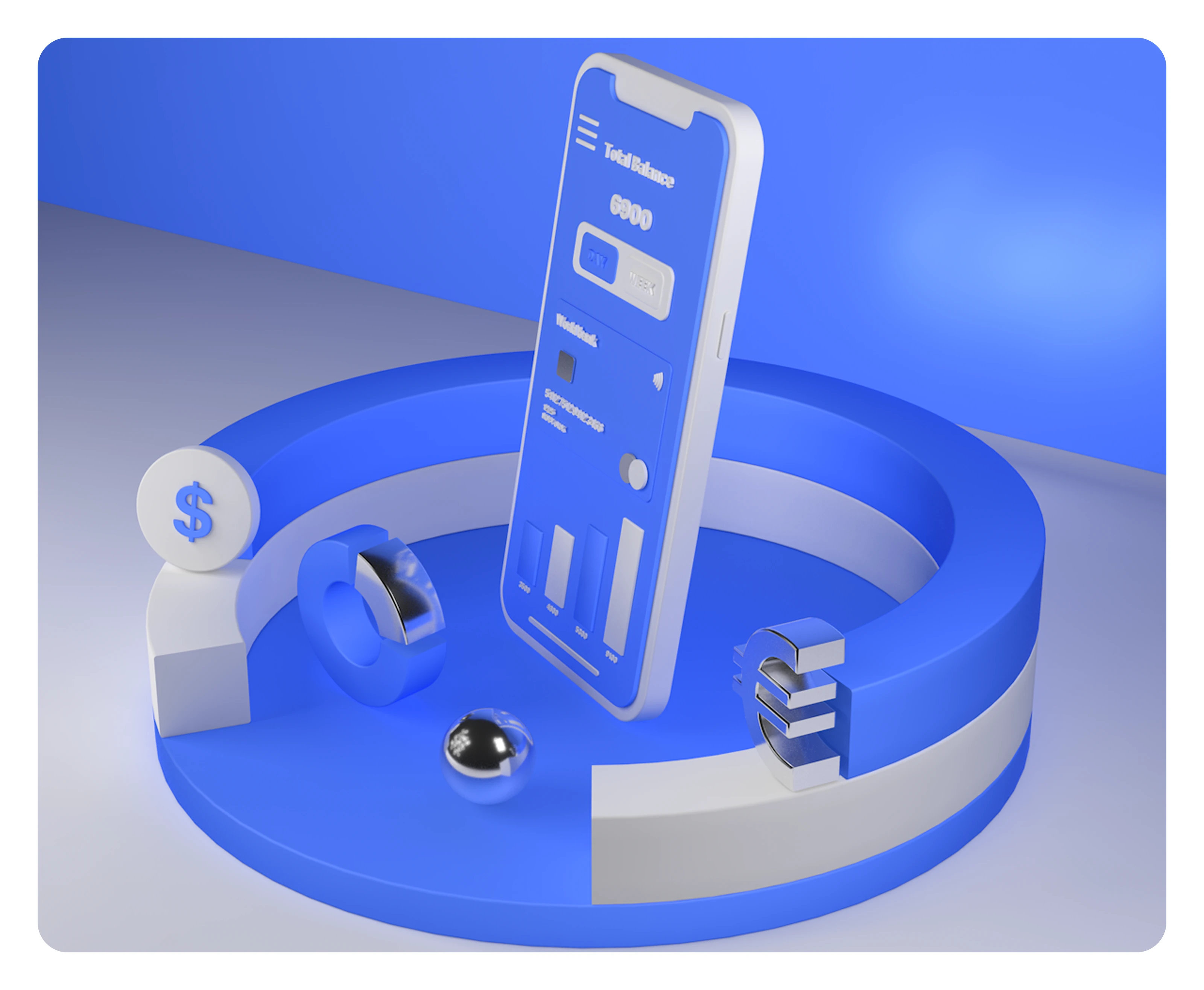 3D Bank Illustration — Изображение №3 — Иллюстрация, 3D на Dprofile
