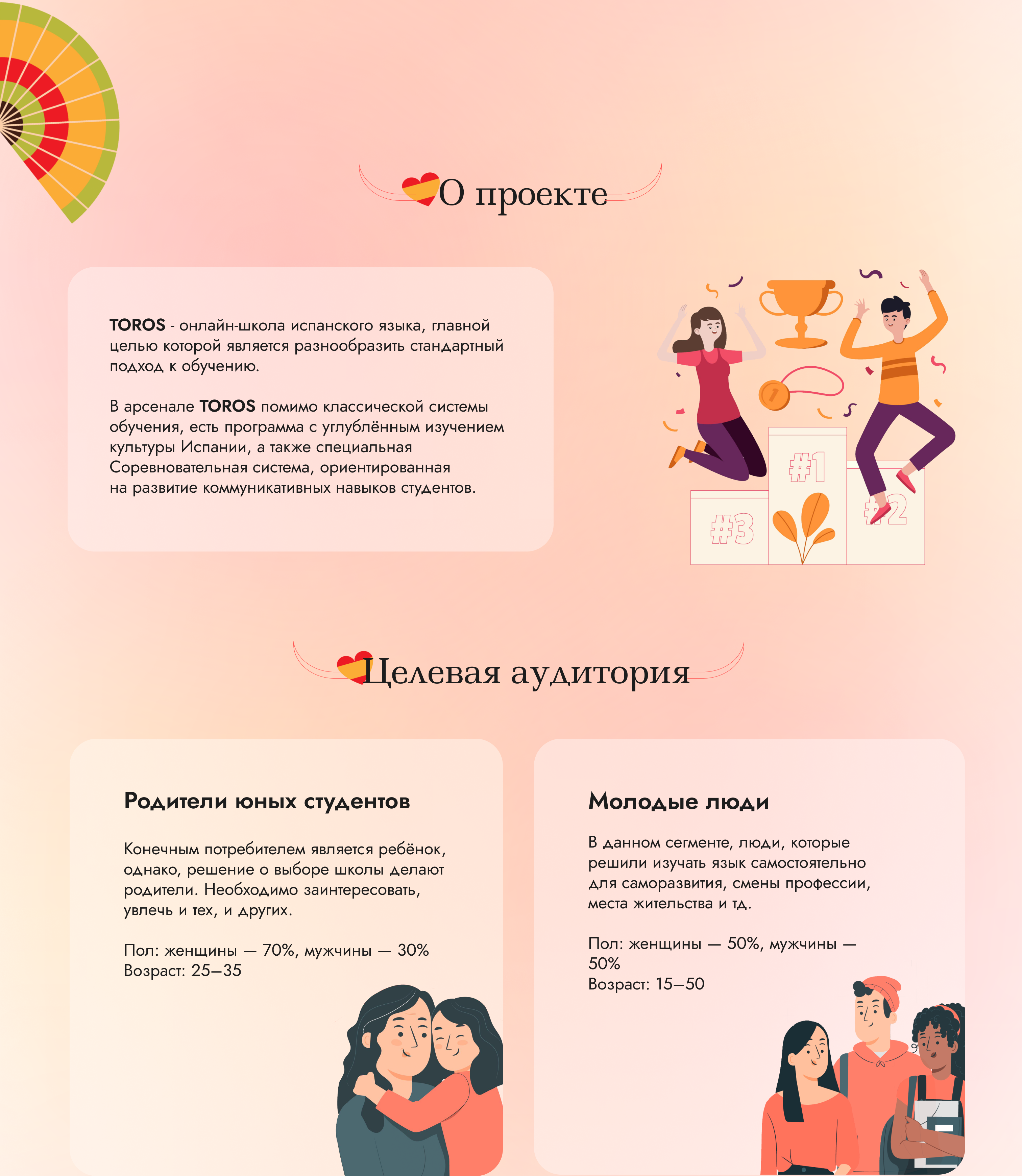 Школа испанского языка TOROS — Изображение №2 — Интерфейсы, Графика на Dprofile