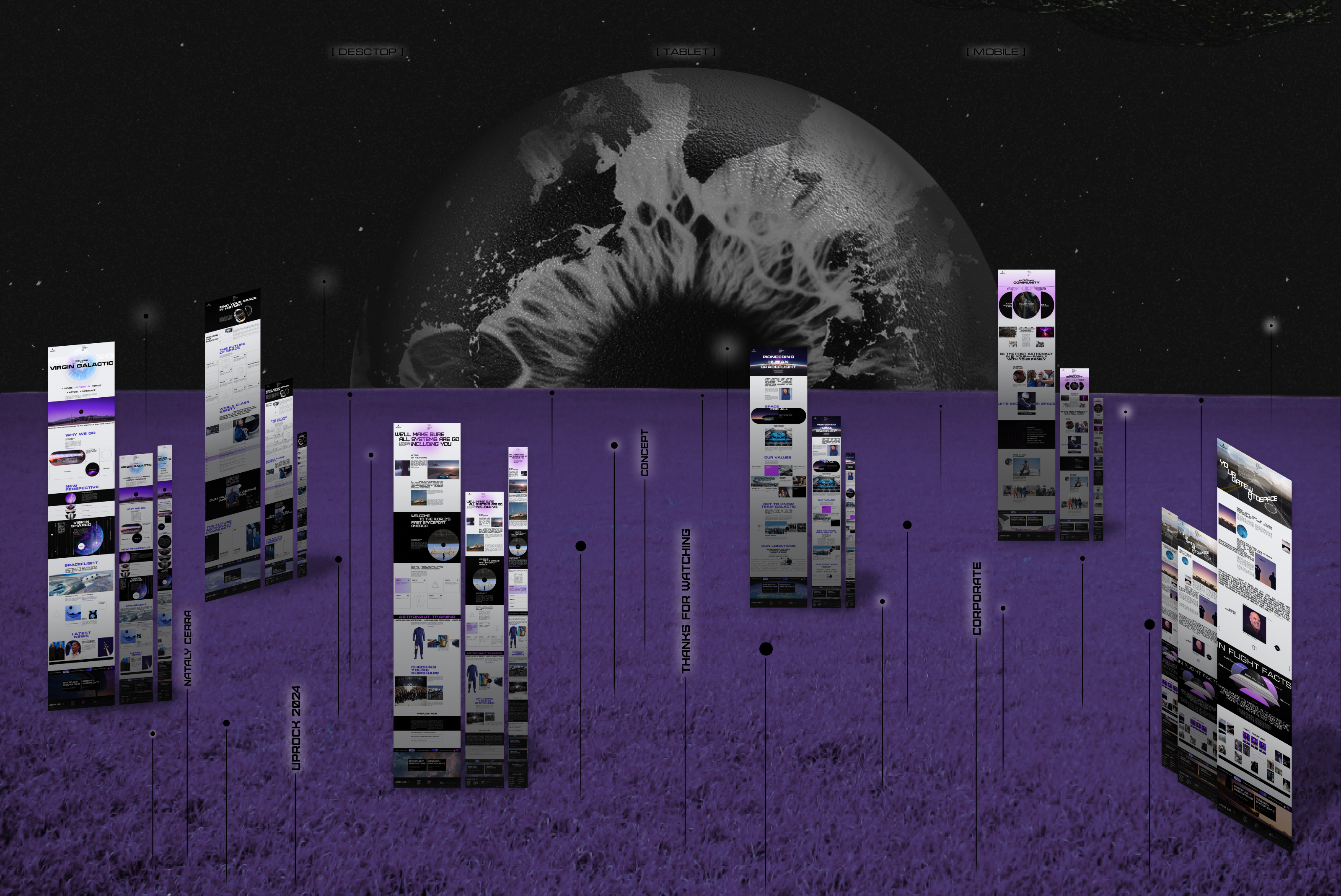 Virgin Galactic | corporate website | redesign — Изображение №15 — Интерфейсы, Брендинг на Dprofile
