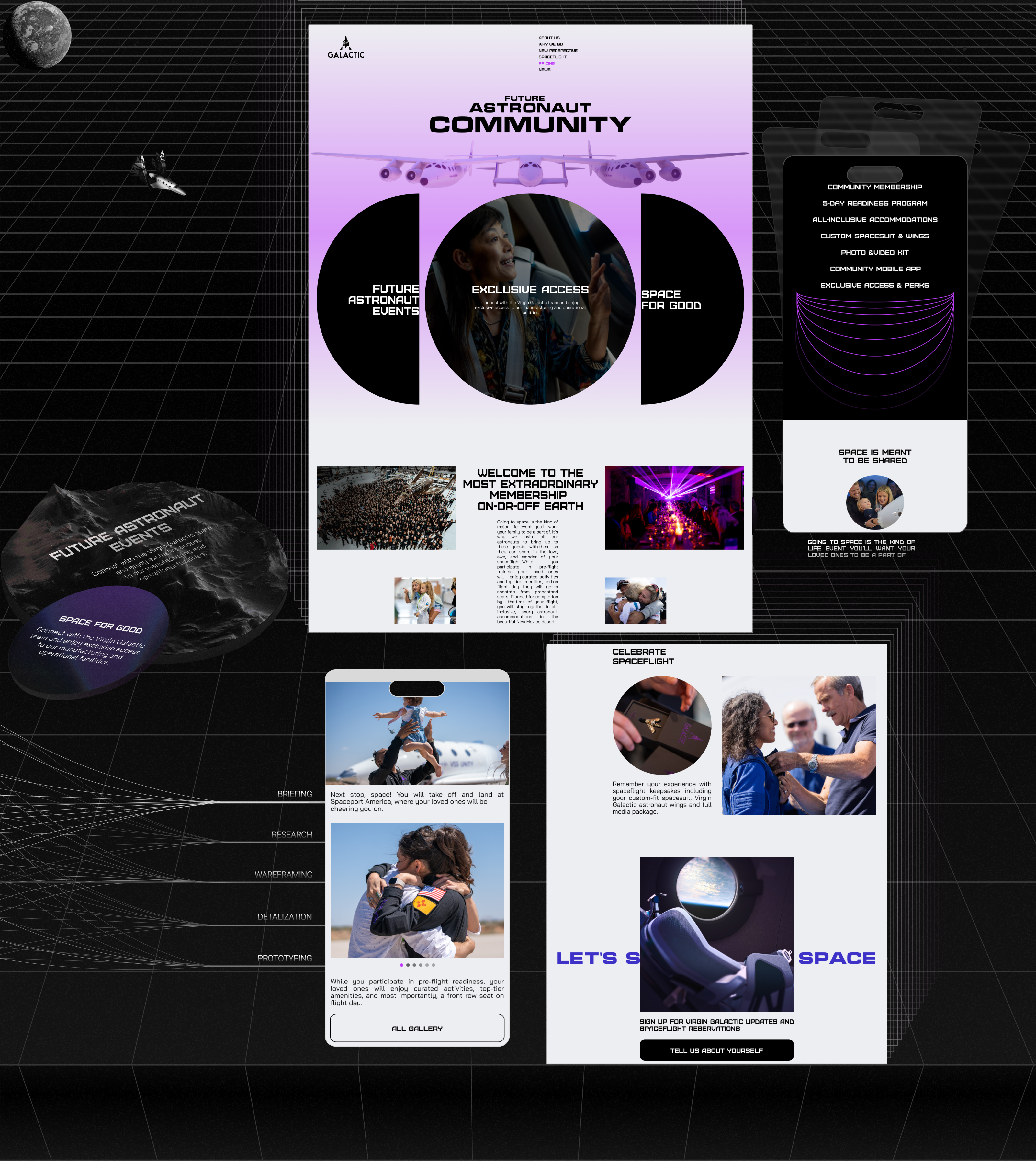 Virgin Galactic | corporate website | redesign — Изображение №12 — Интерфейсы, Брендинг на Dprofile