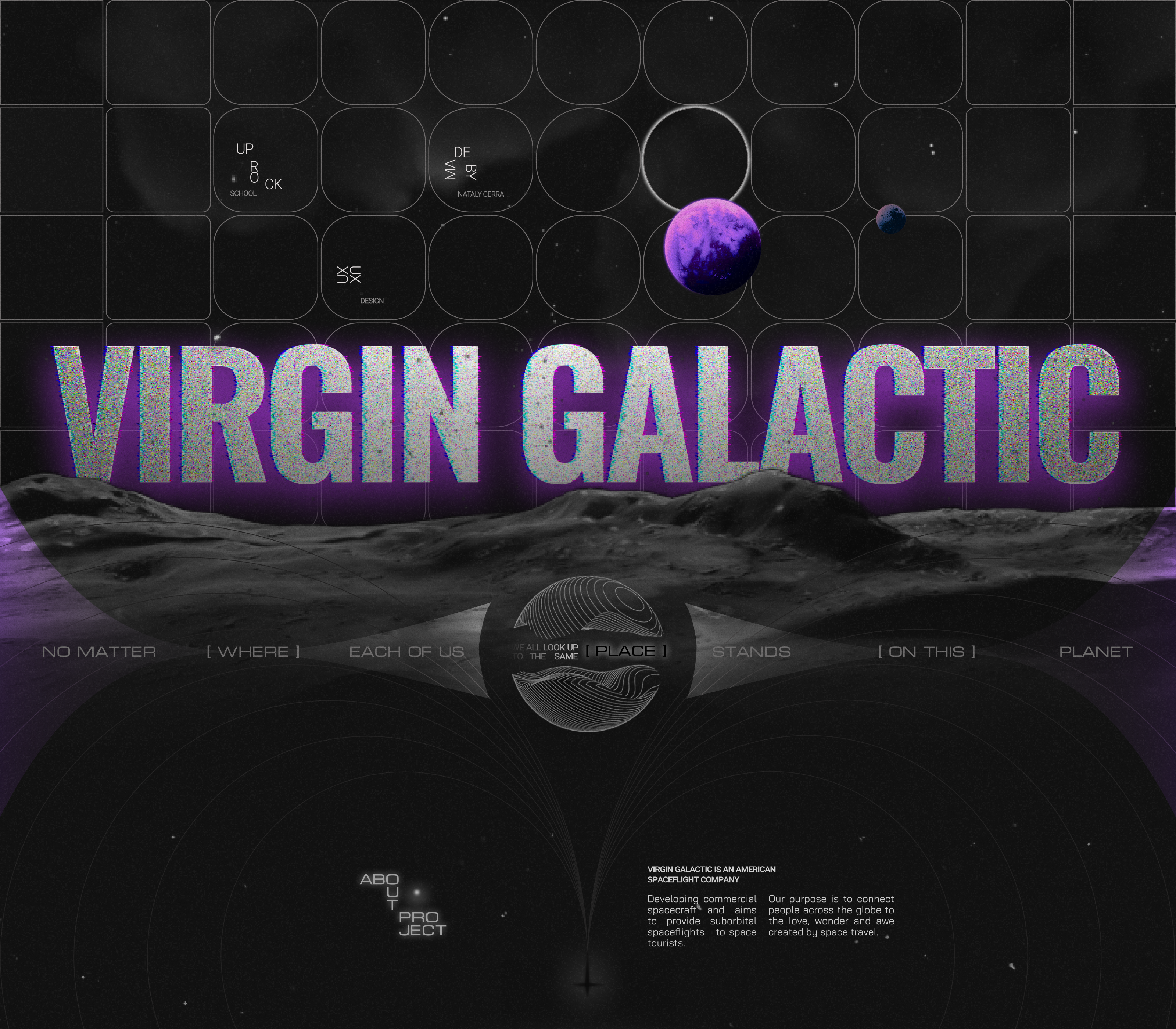 Virgin Galactic | corporate website | redesign — Изображение №1 — Интерфейсы, Брендинг на Dprofile