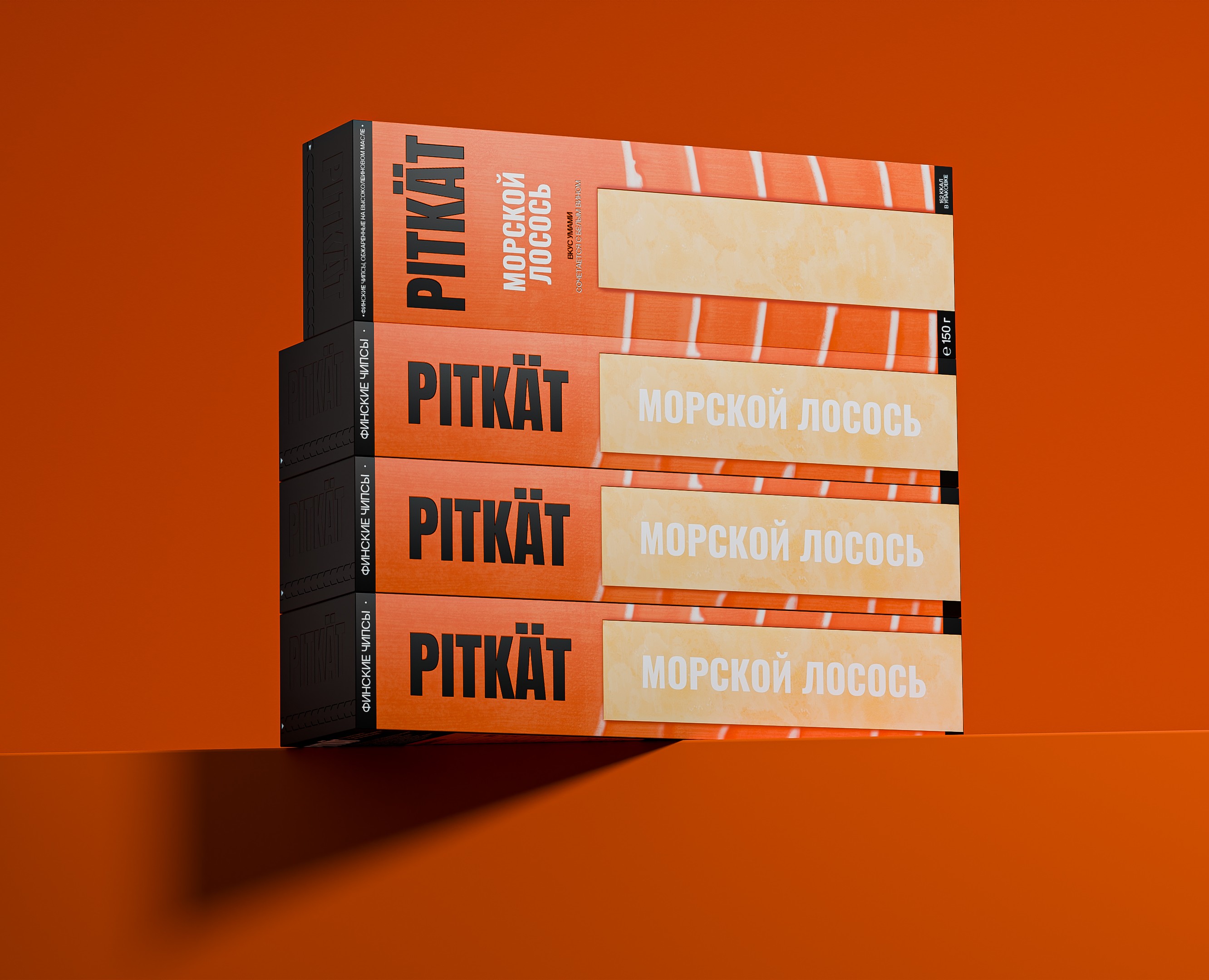 PITKÄT – Финские чипсы — Брендинг, Графика, 3D на Dprofile