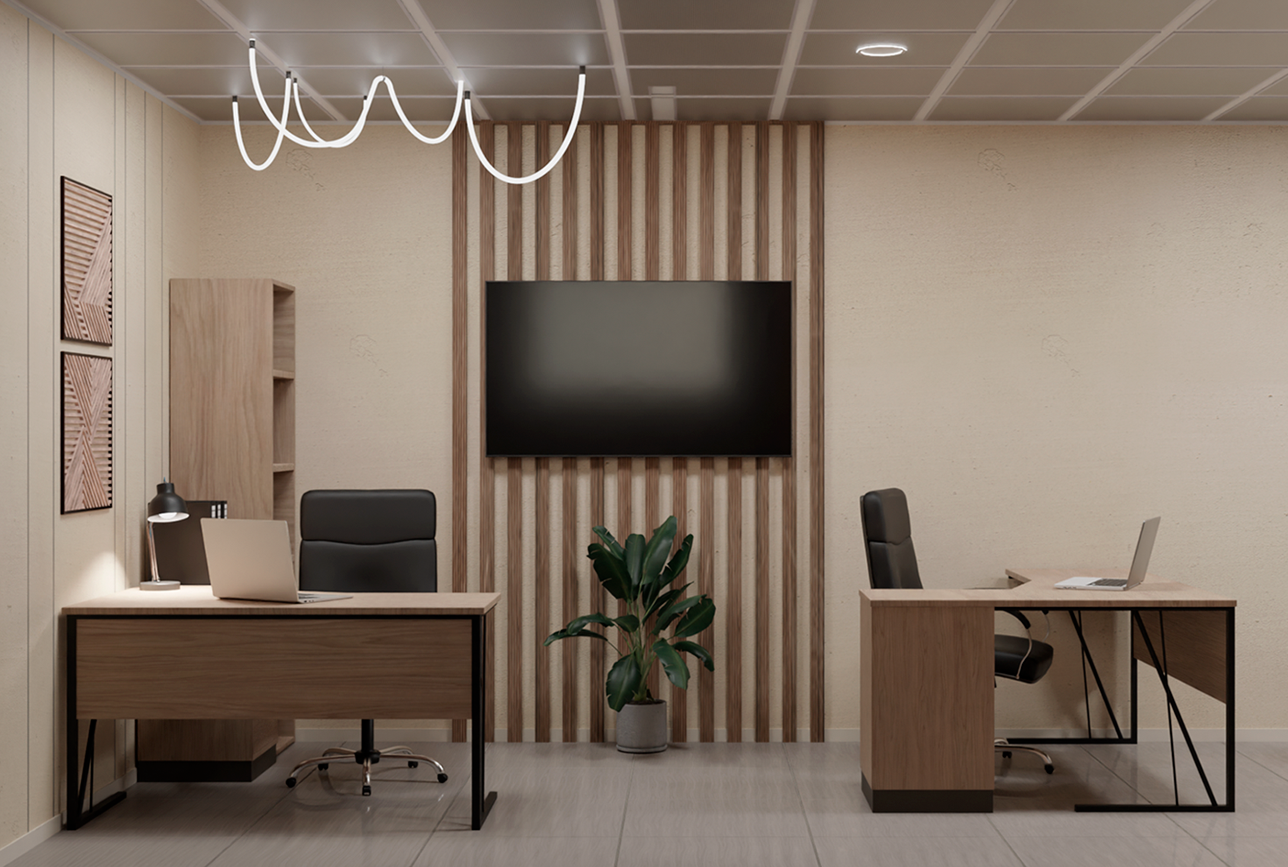 Проект интерьера офиса — Изображение №1 — 3D на Dprofile