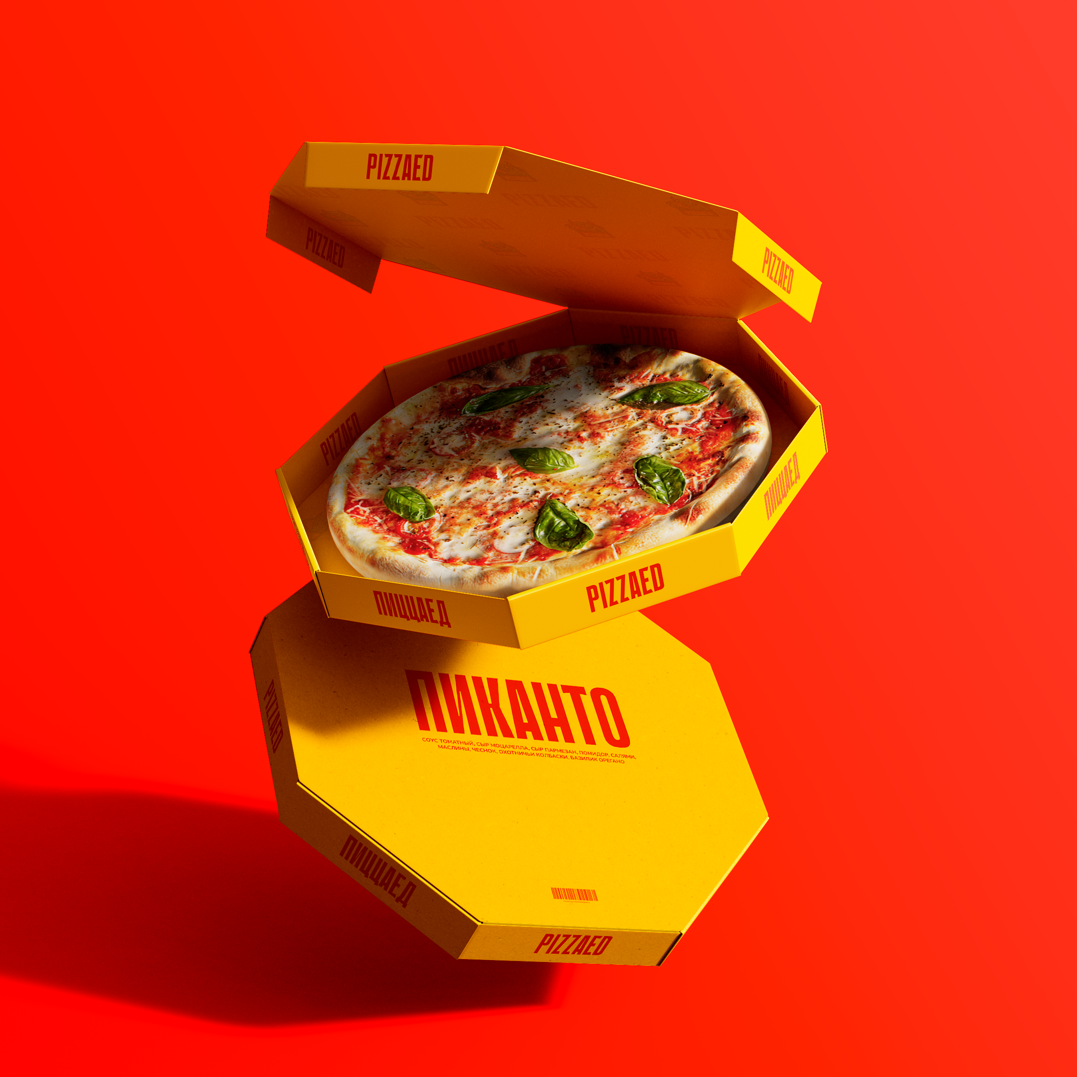 PIZZAED - Франшиза пиццерийных заведений — Изображение №5 — Брендинг на Dprofile
