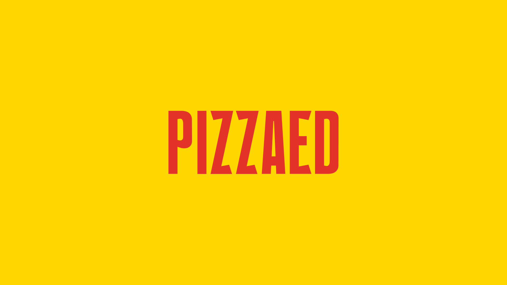 PIZZAED - Франшиза пиццерийных заведений — Изображение №1 — Брендинг на Dprofile