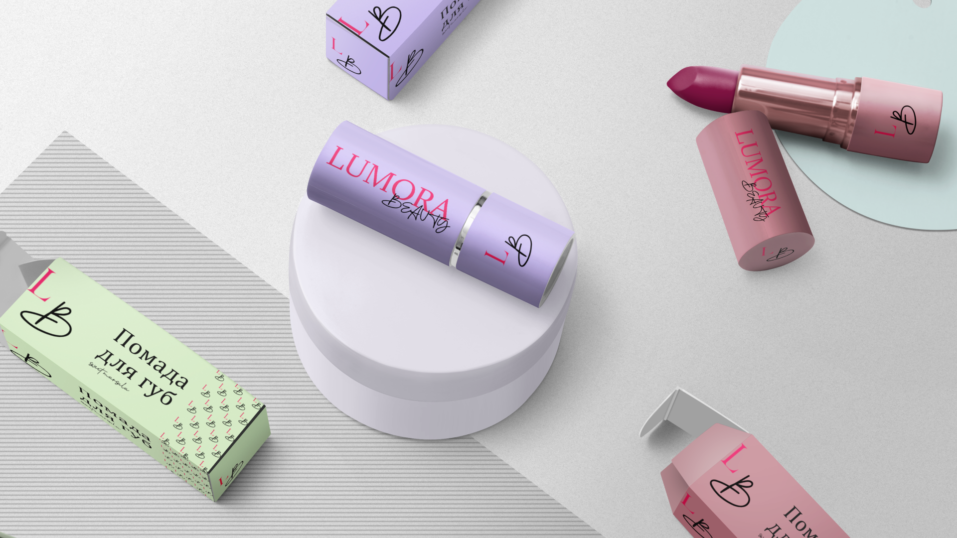 LUMORA BEAUTY | tipe logo and corporate identity — Изображение №7 — Брендинг на Dprofile