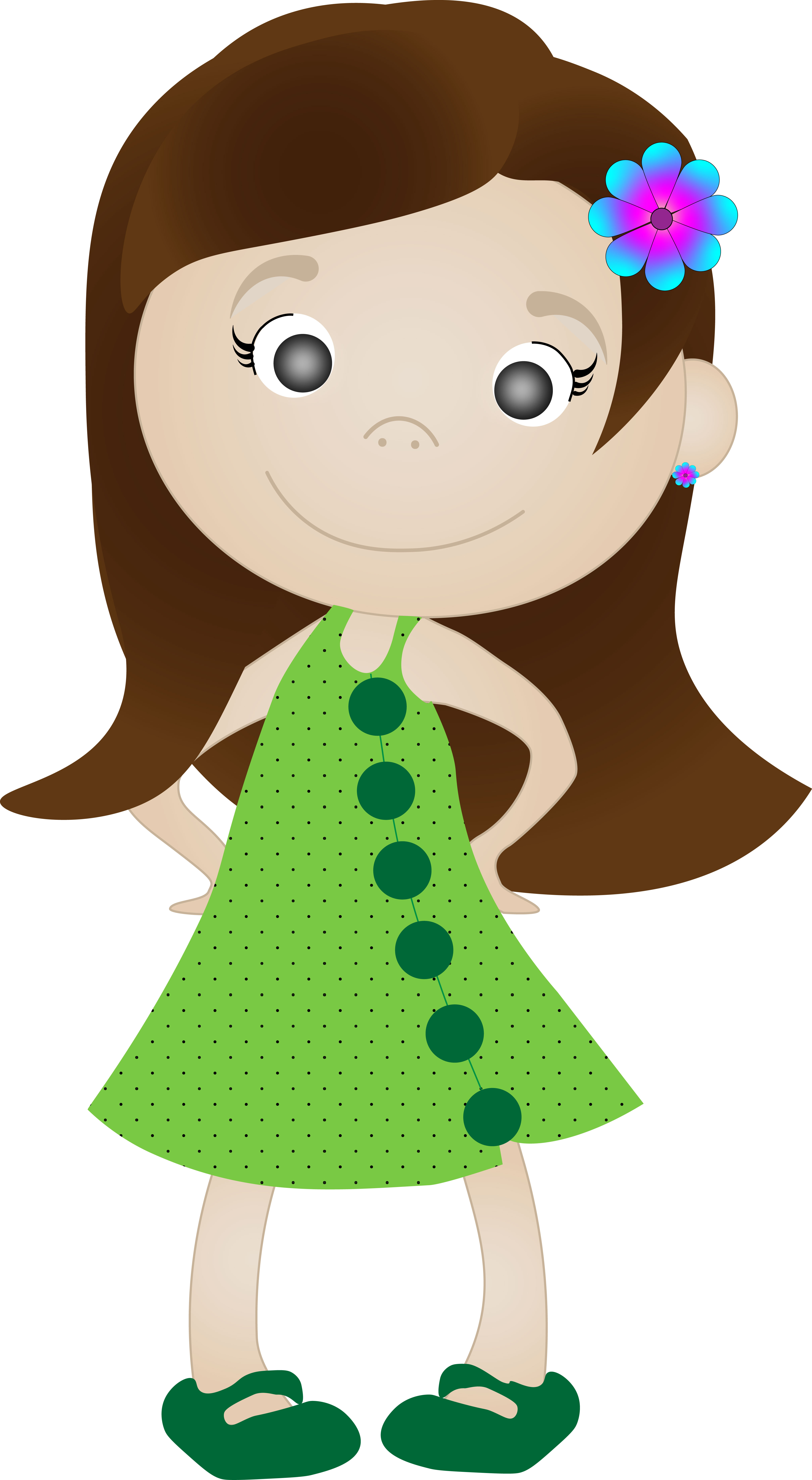 девочка в сарафане — Изображение №1 — Иллюстрация на Dprofile