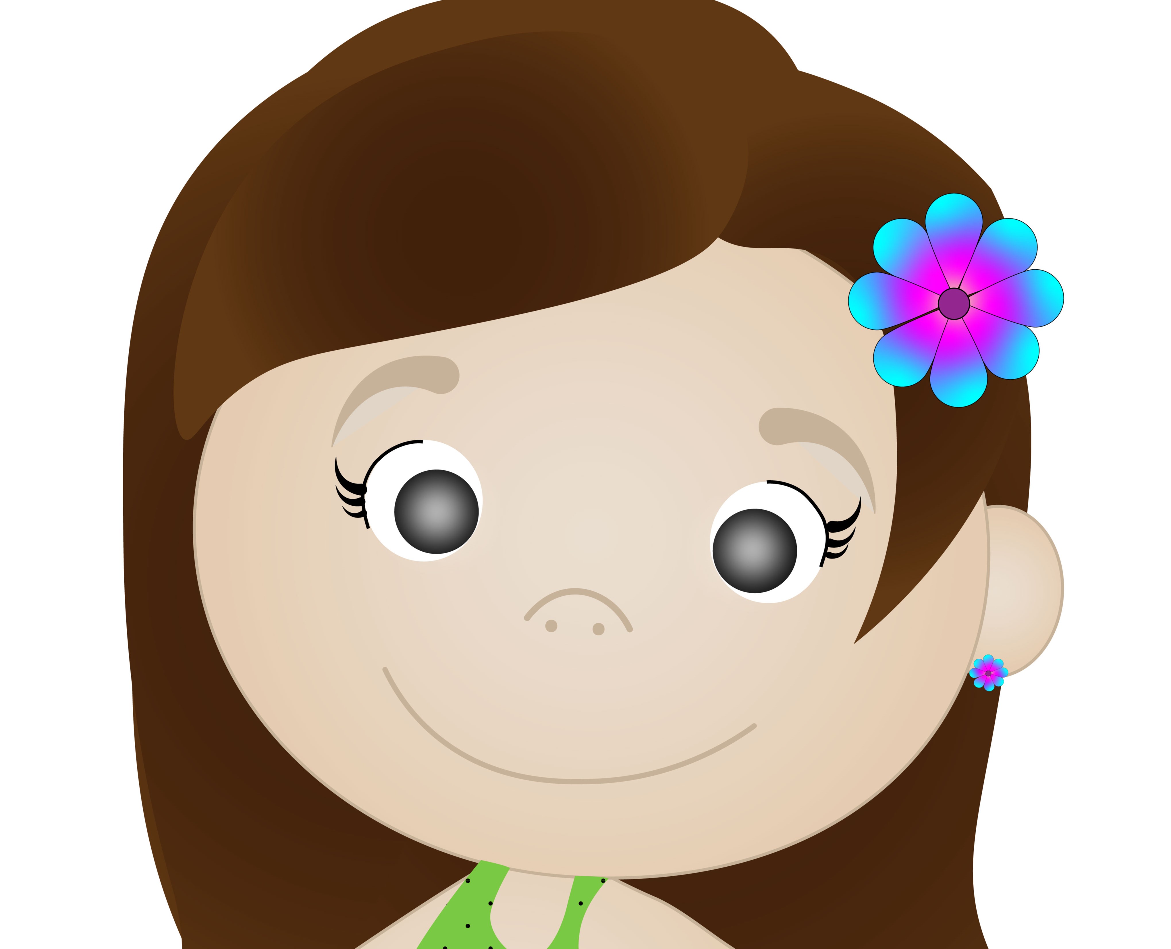 девочка в сарафане — Иллюстрация на Dprofile