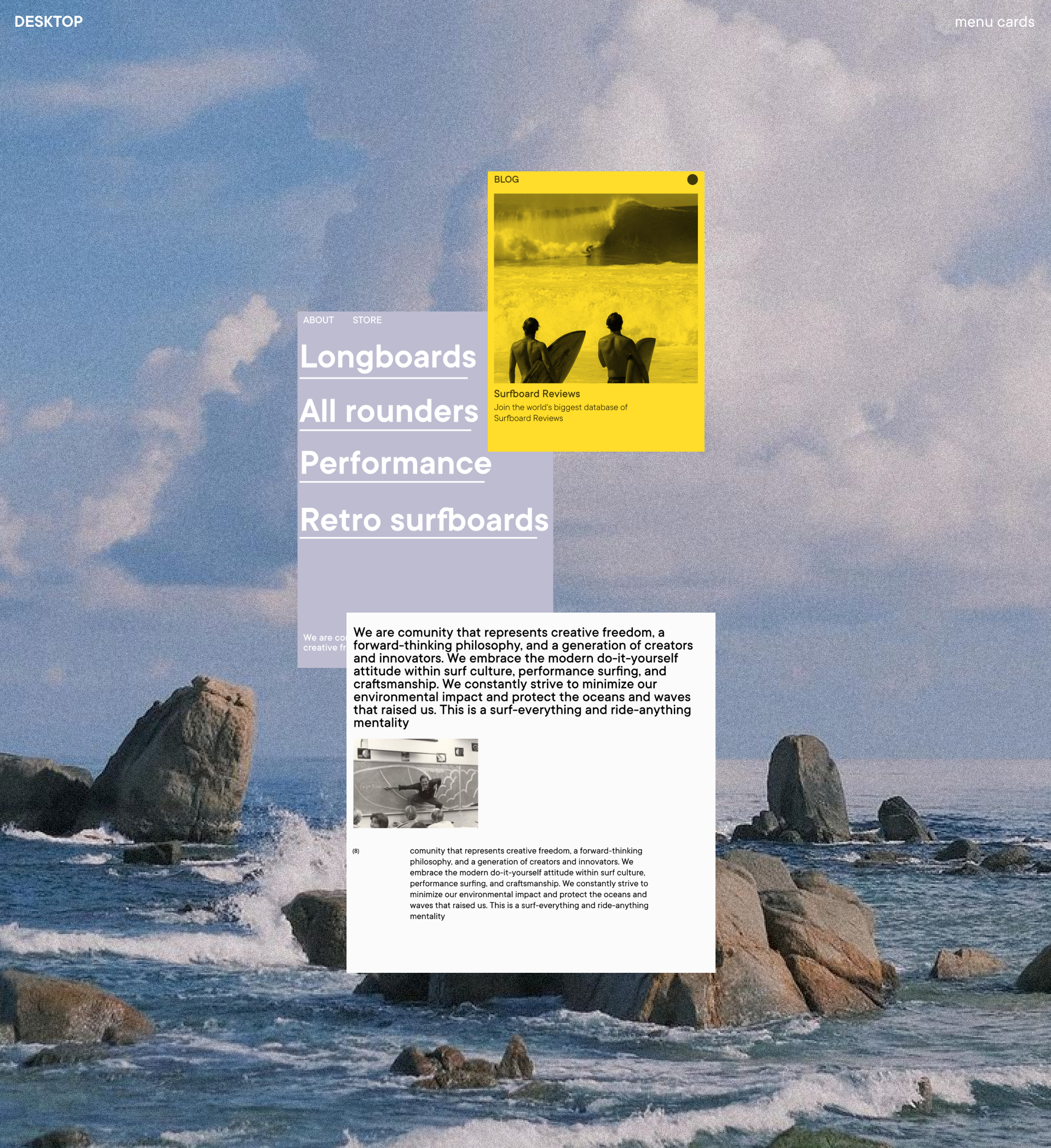 SurfLocos club — Изображение №4 — Интерфейсы, Брендинг на Dprofile