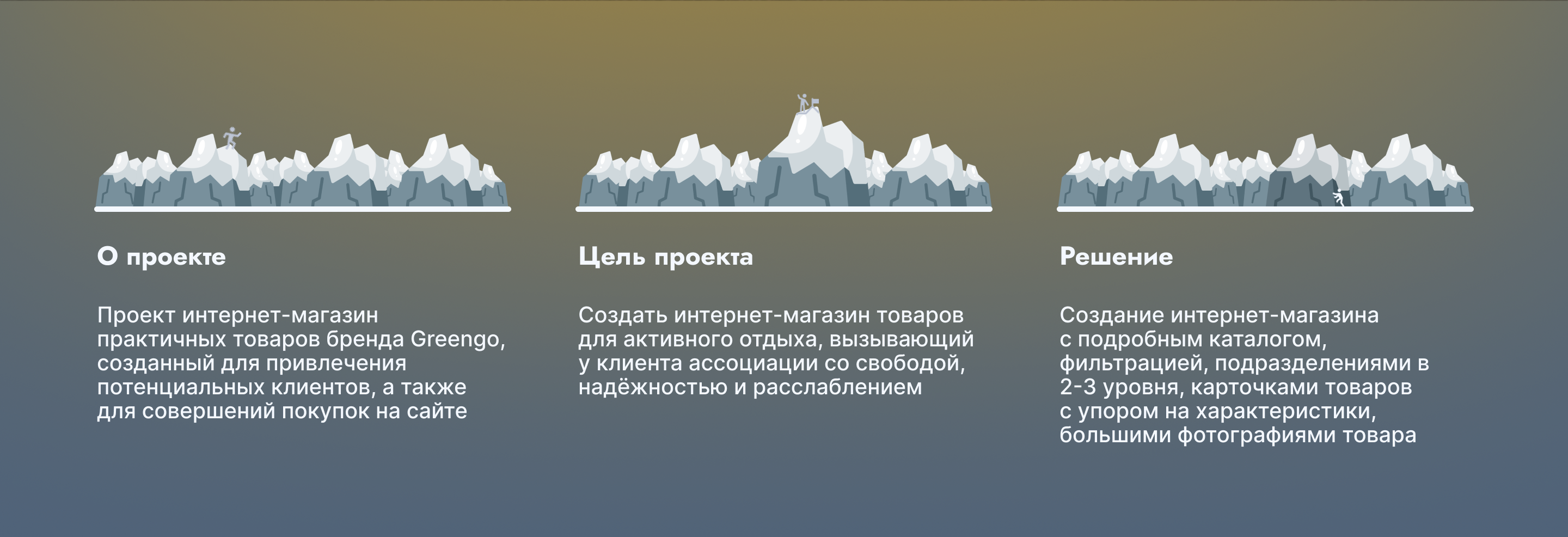 Online store of outdoor equipment / Интернет-магазин — Изображение №2 — Интерфейсы, Маркетинг на Dprofile