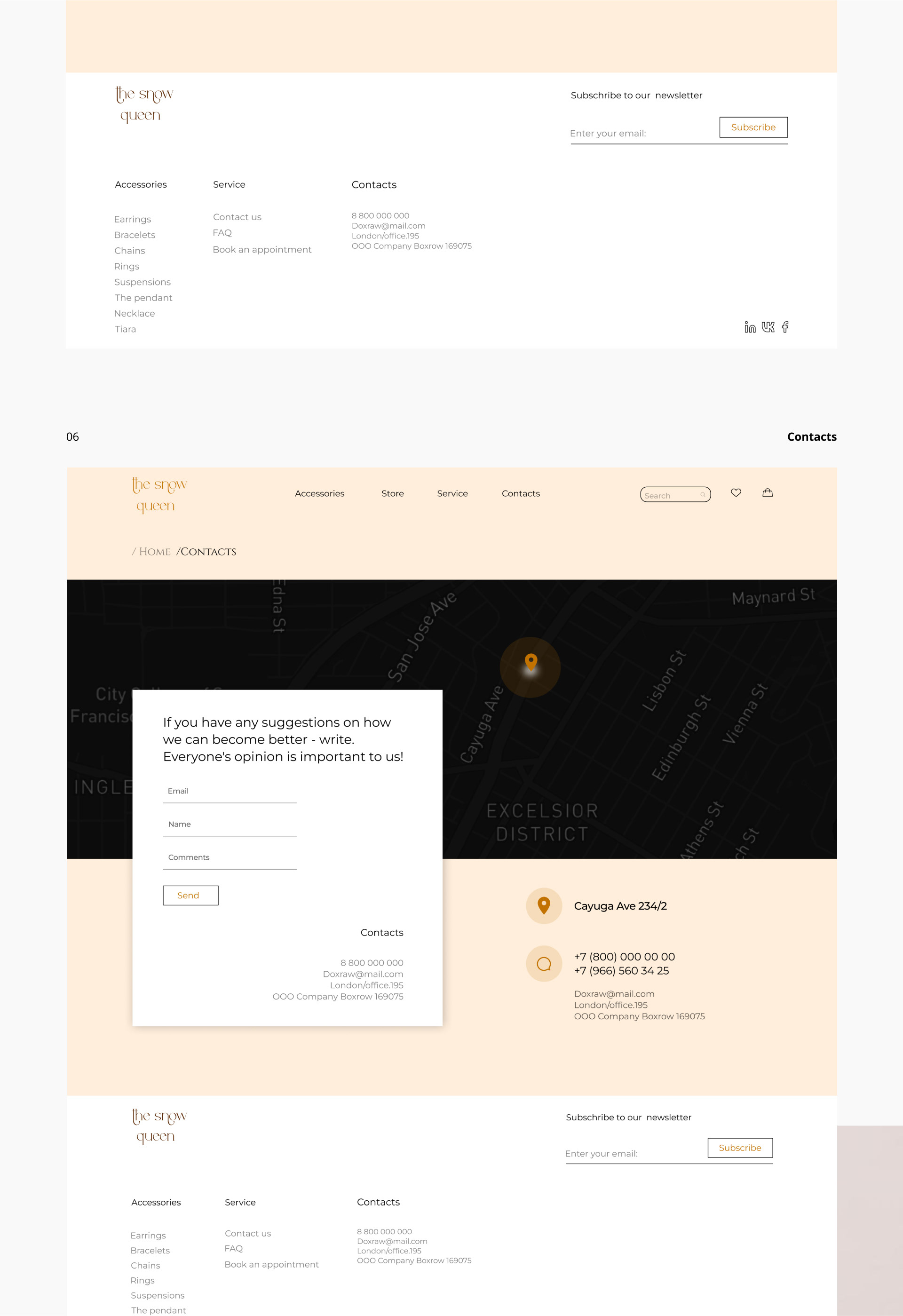 jewelry store — Изображение №11 — Интерфейсы на Dprofile