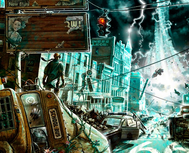 DOOMSDAY — Интерфейсы, Иллюстрация на Dprofile