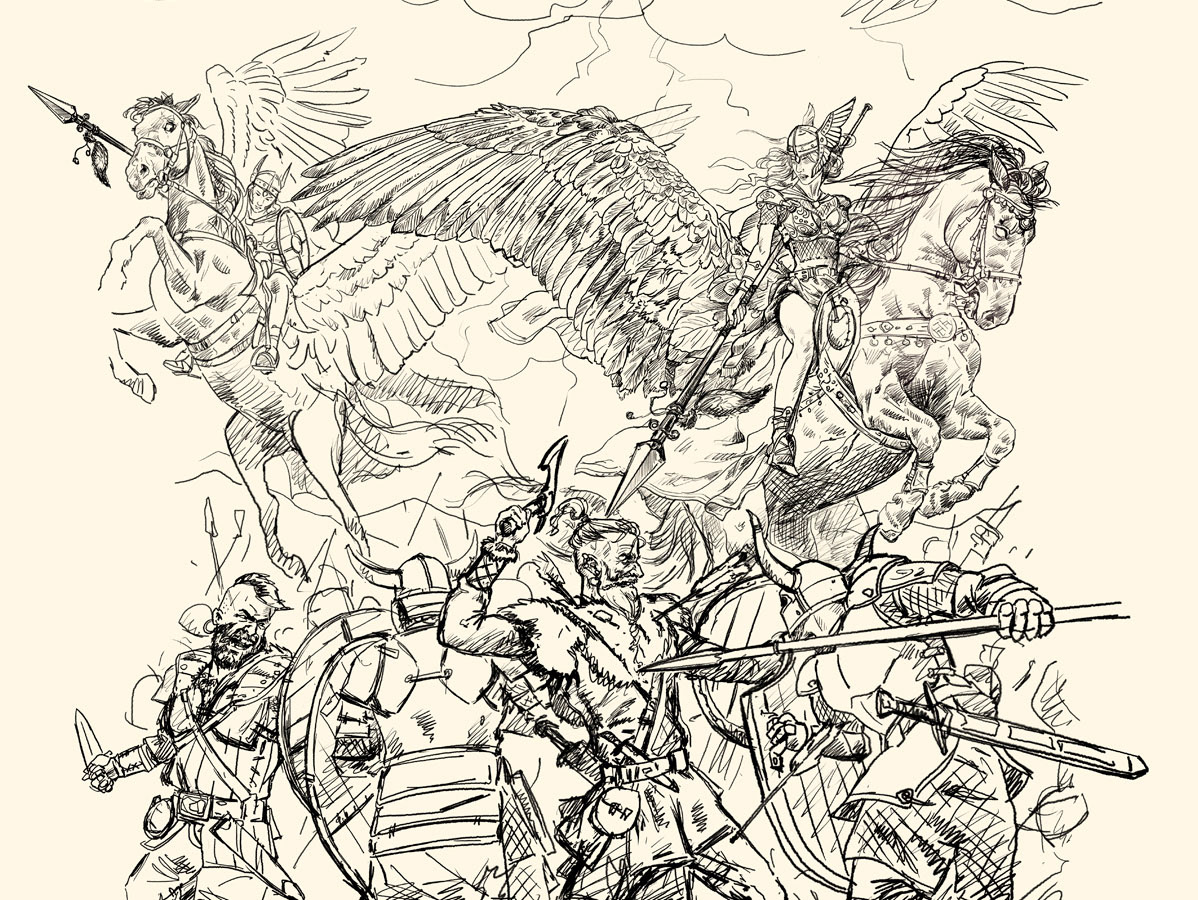 VALKYRIES — Изображение №9 — Брендинг, Иллюстрация на Dprofile