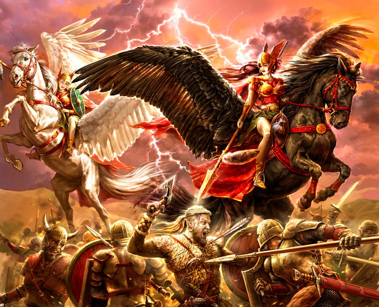 VALKYRIES — Брендинг, Иллюстрация на Dprofile