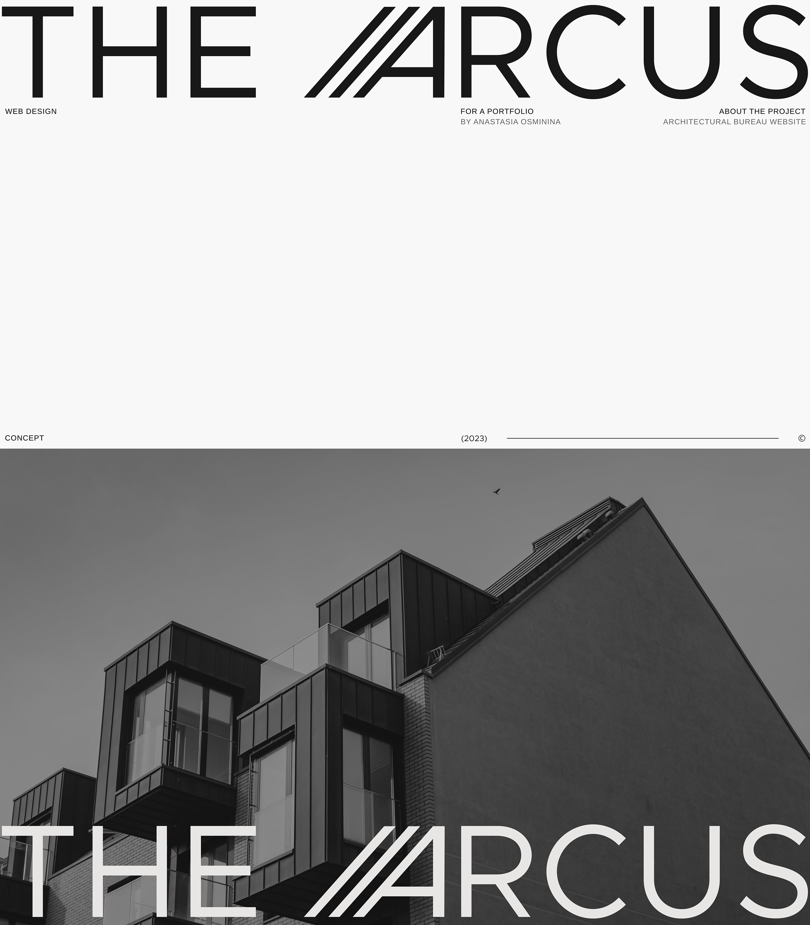THE ARCUS - Architectural Bureau website — Изображение №1 — Интерфейсы на Dprofile