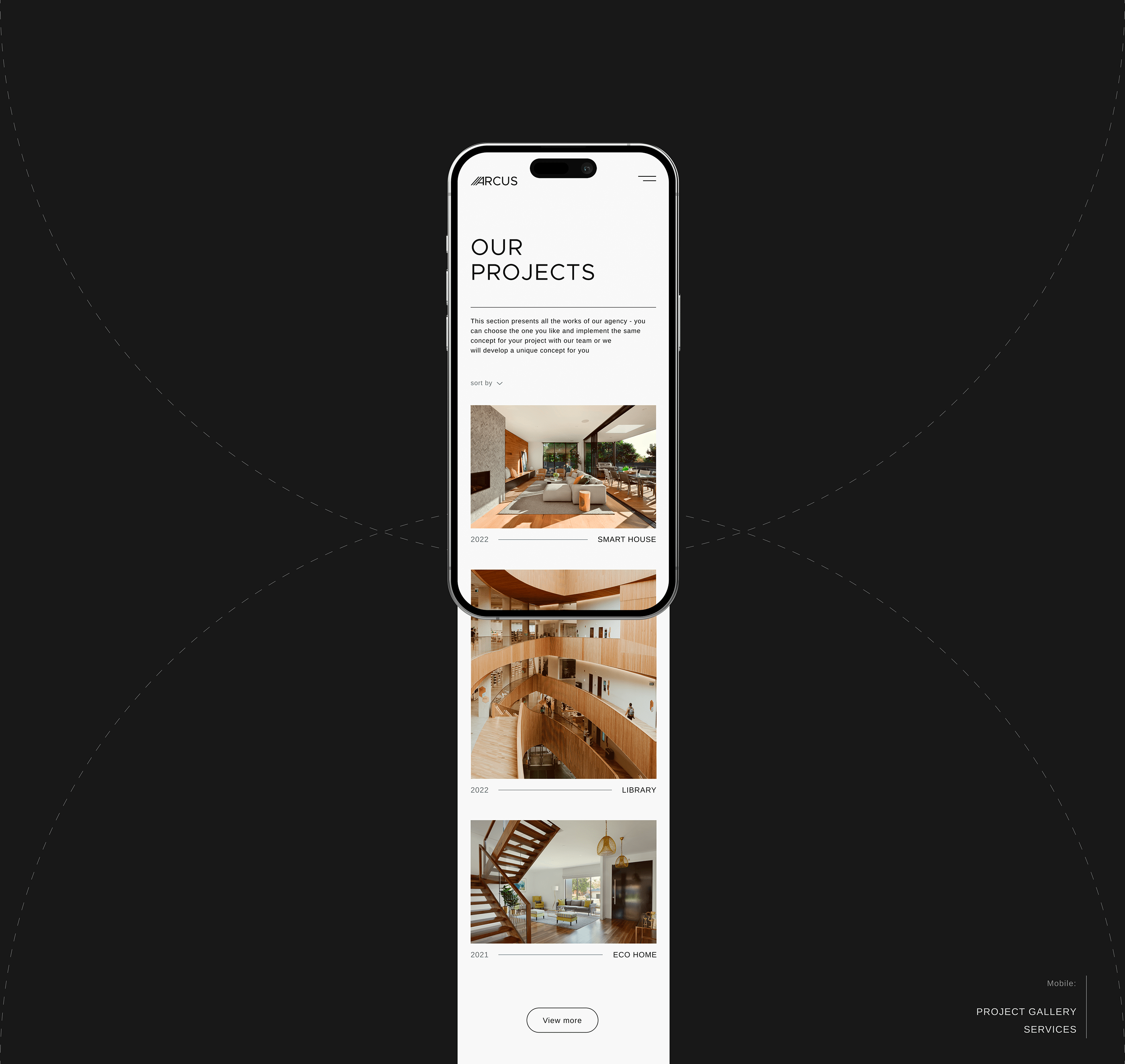 THE ARCUS - Architectural Bureau website — Изображение №14 — Интерфейсы на Dprofile