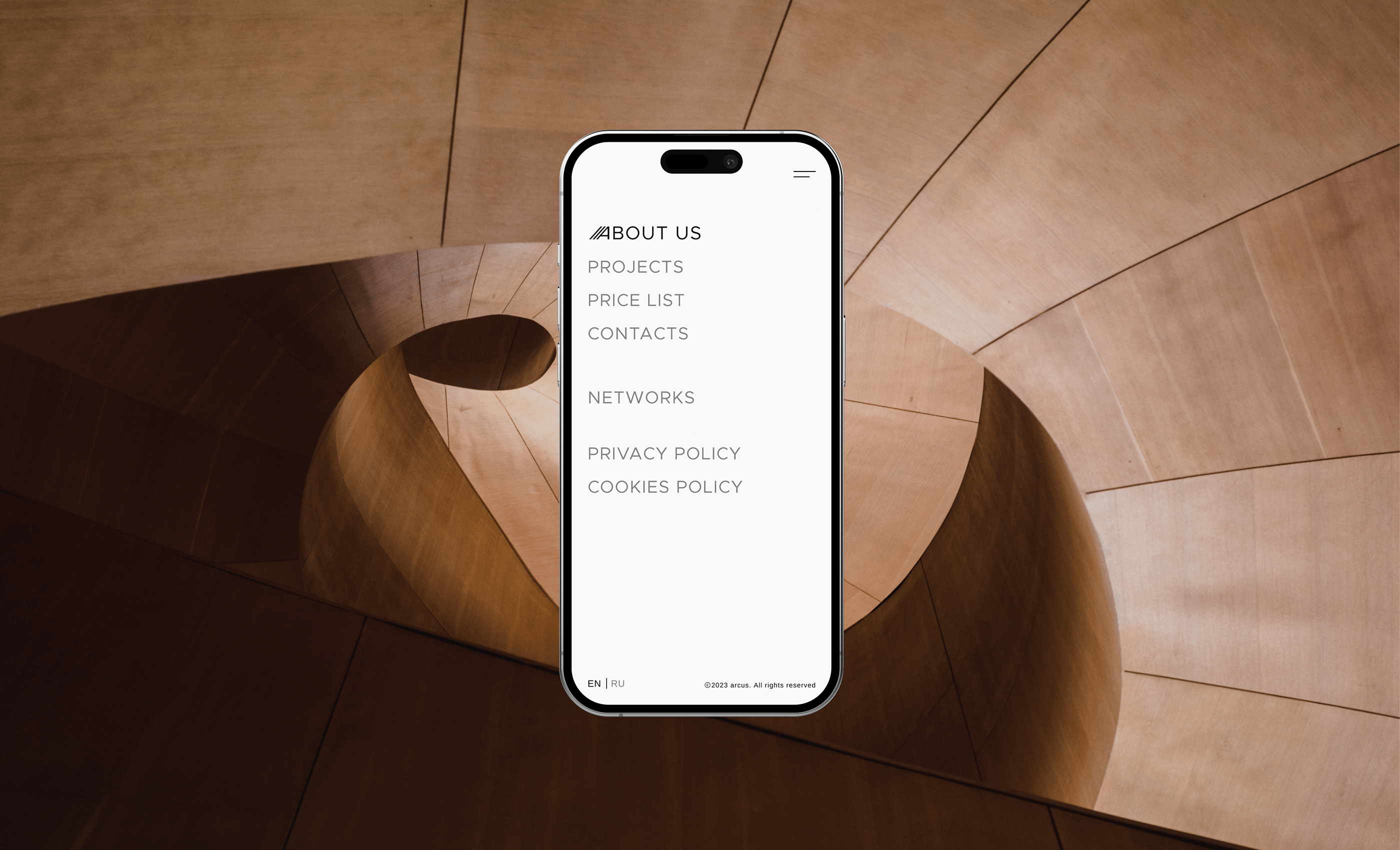 THE ARCUS - Architectural Bureau website — Изображение №7 — Интерфейсы на Dprofile