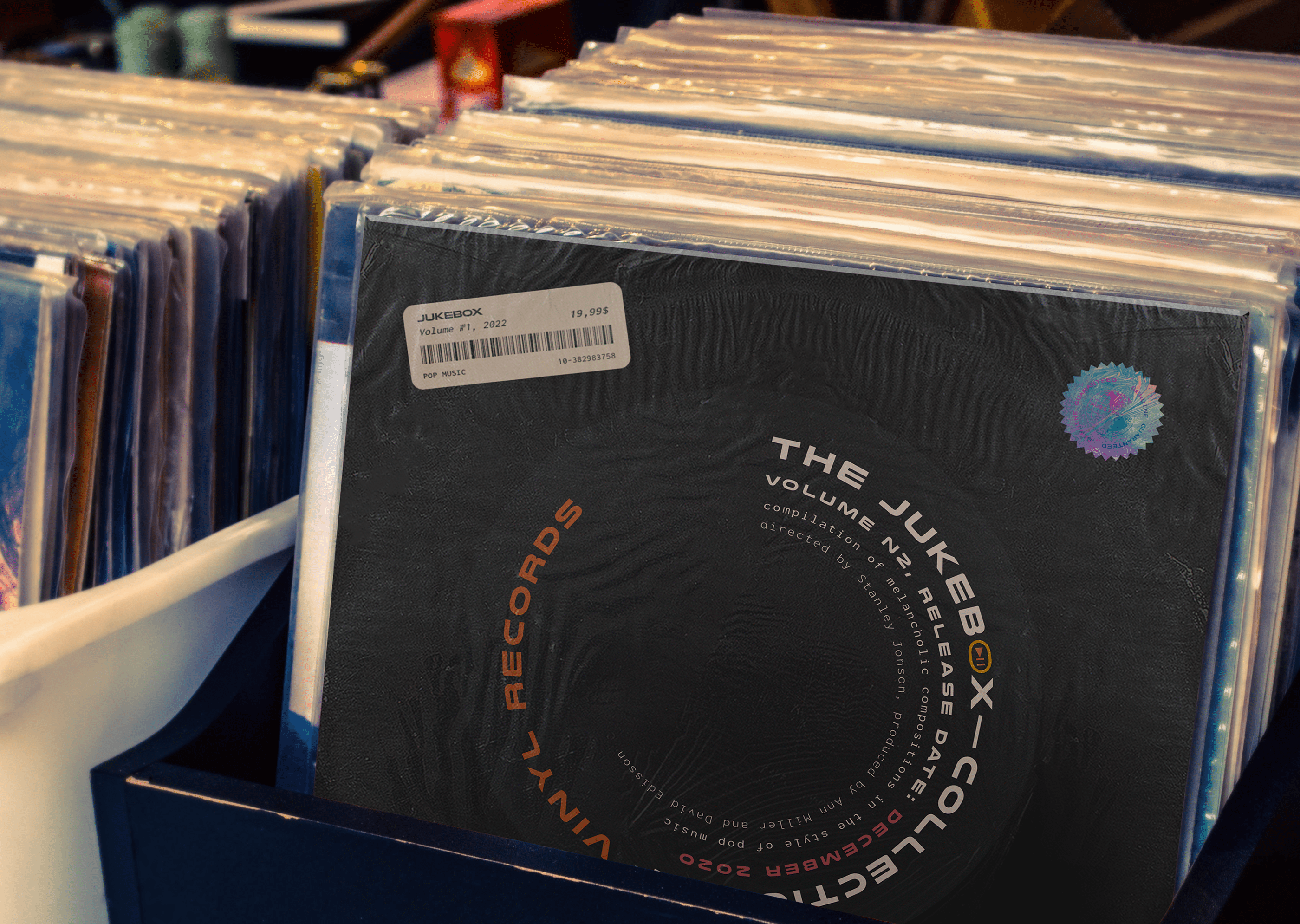 THE JUKEBOX - Vinyl record store — Изображение №14 — Брендинг, Графика на Dprofile