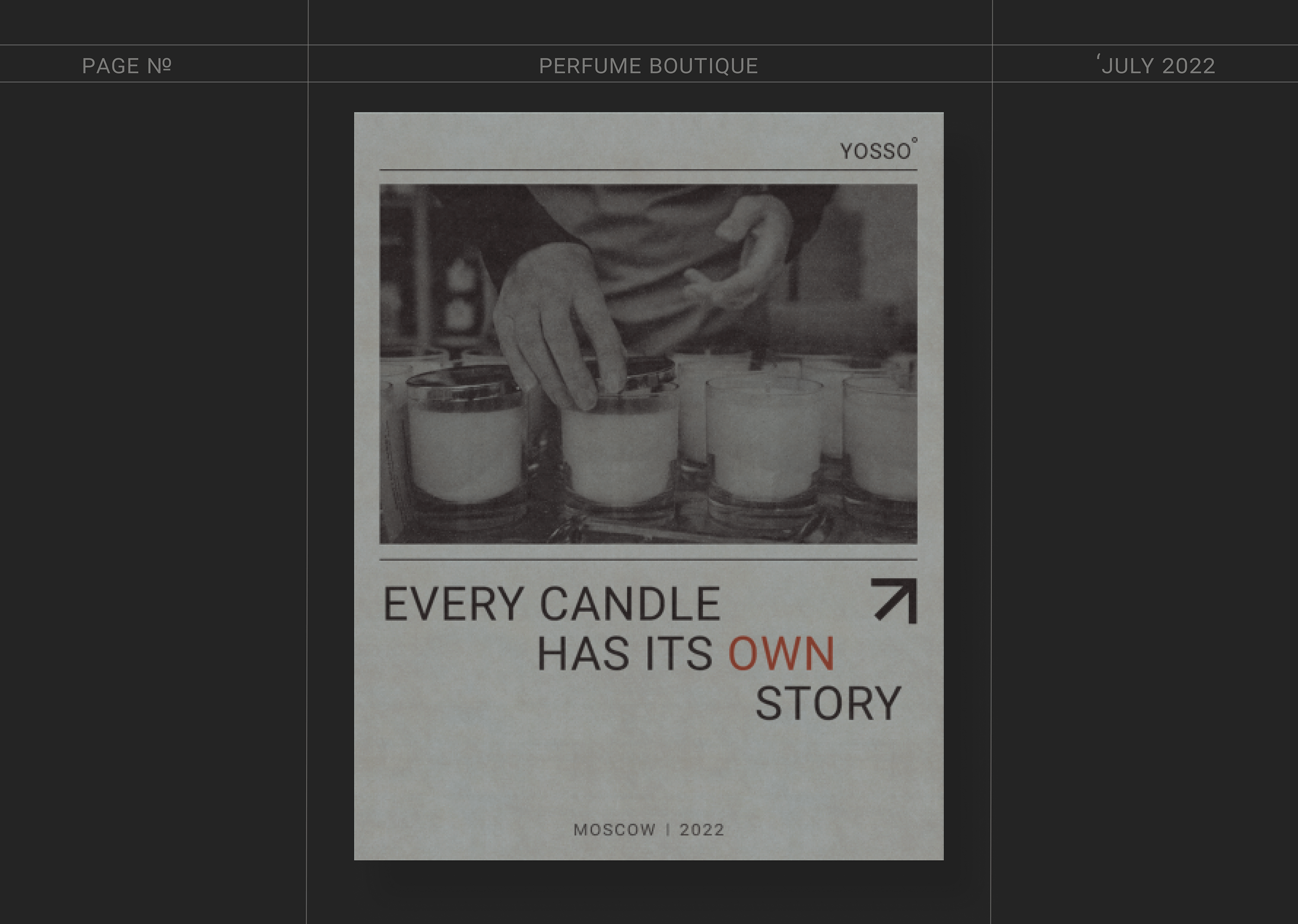 YOSSO - Perfume (Candle) Boutique — Изображение №1 — Интерфейсы, Брендинг на Dprofile