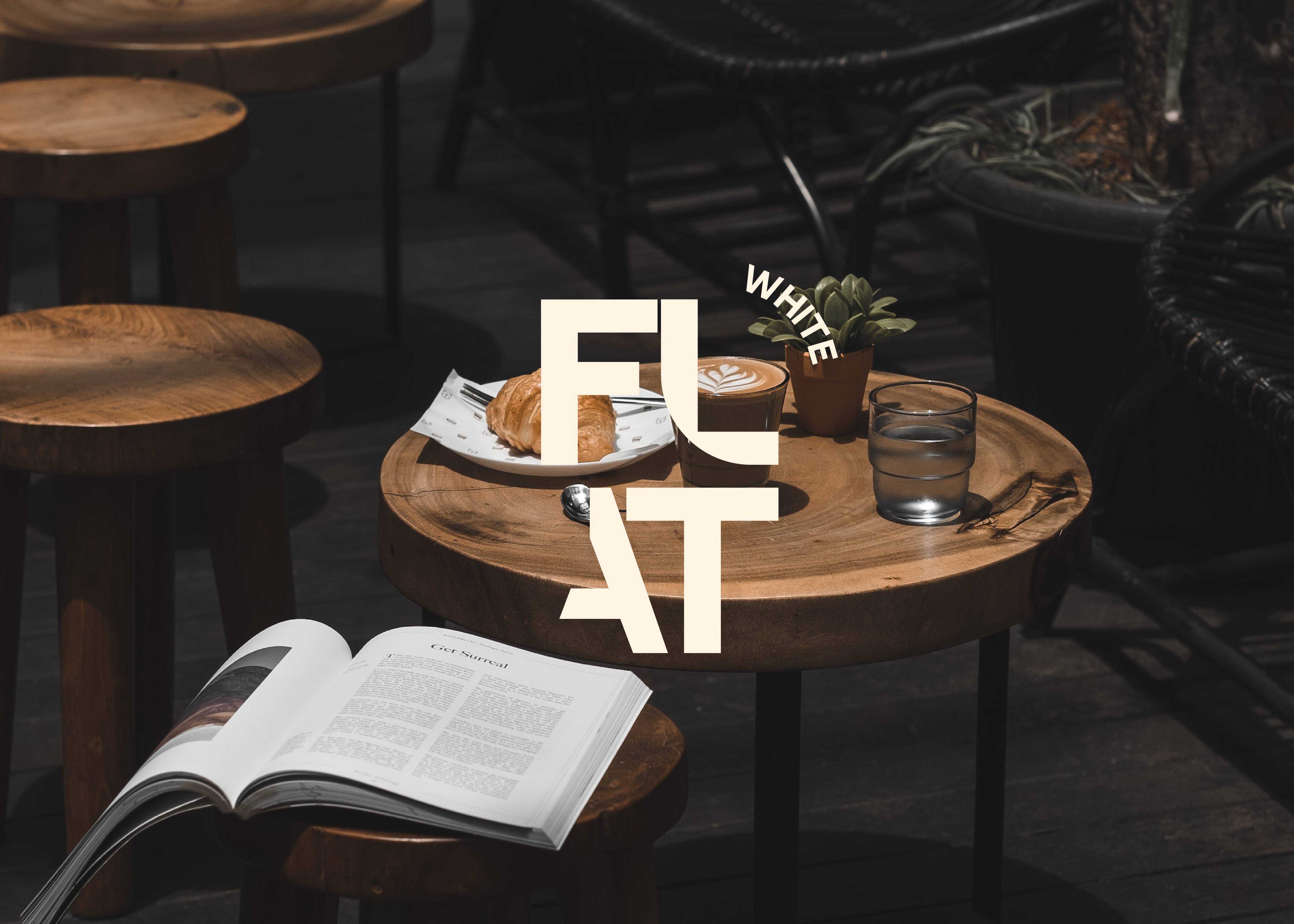 FLAT WHITE | COFFEE BAR — Изображение №1 — Брендинг, Маркетинг на Dprofile