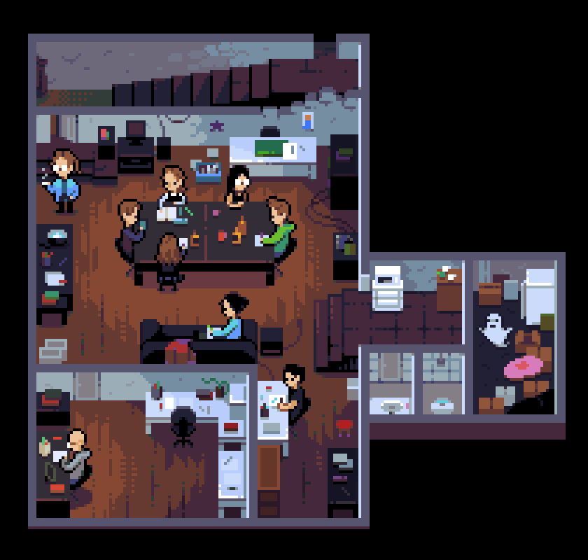 Underground. Pixel art анимация — Изображение №1 — Иллюстрация, Анимация на Dprofile