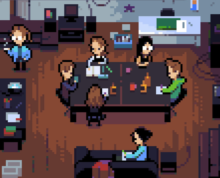 Underground. Pixel art анимация на Dprofile