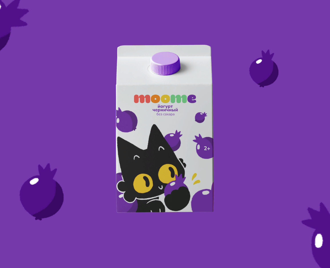 Moome — детская молочная продукция — Брендинг на Dprofile