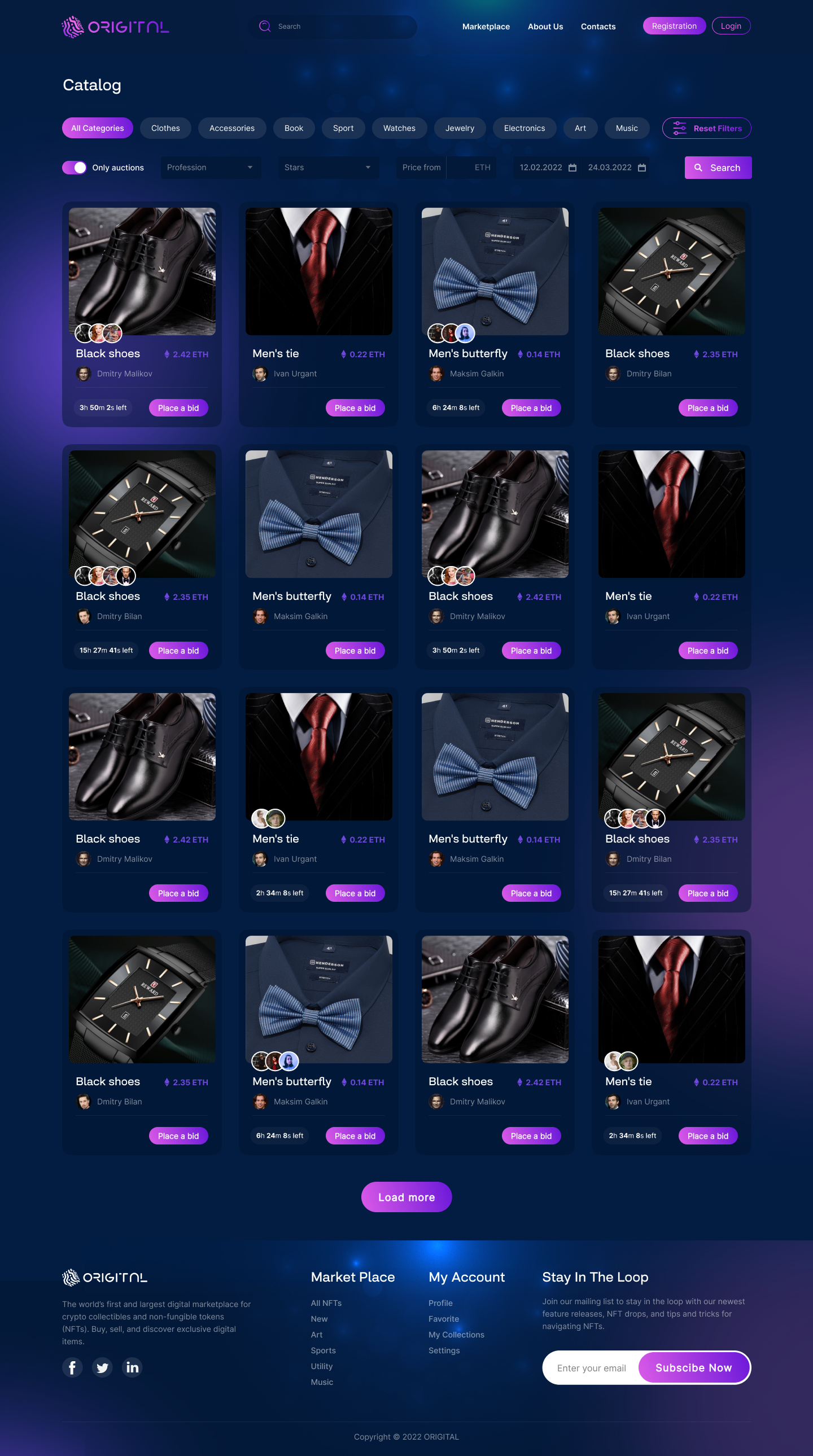 ORIGITAL — Изображение №3 — Интерфейсы на Dprofile