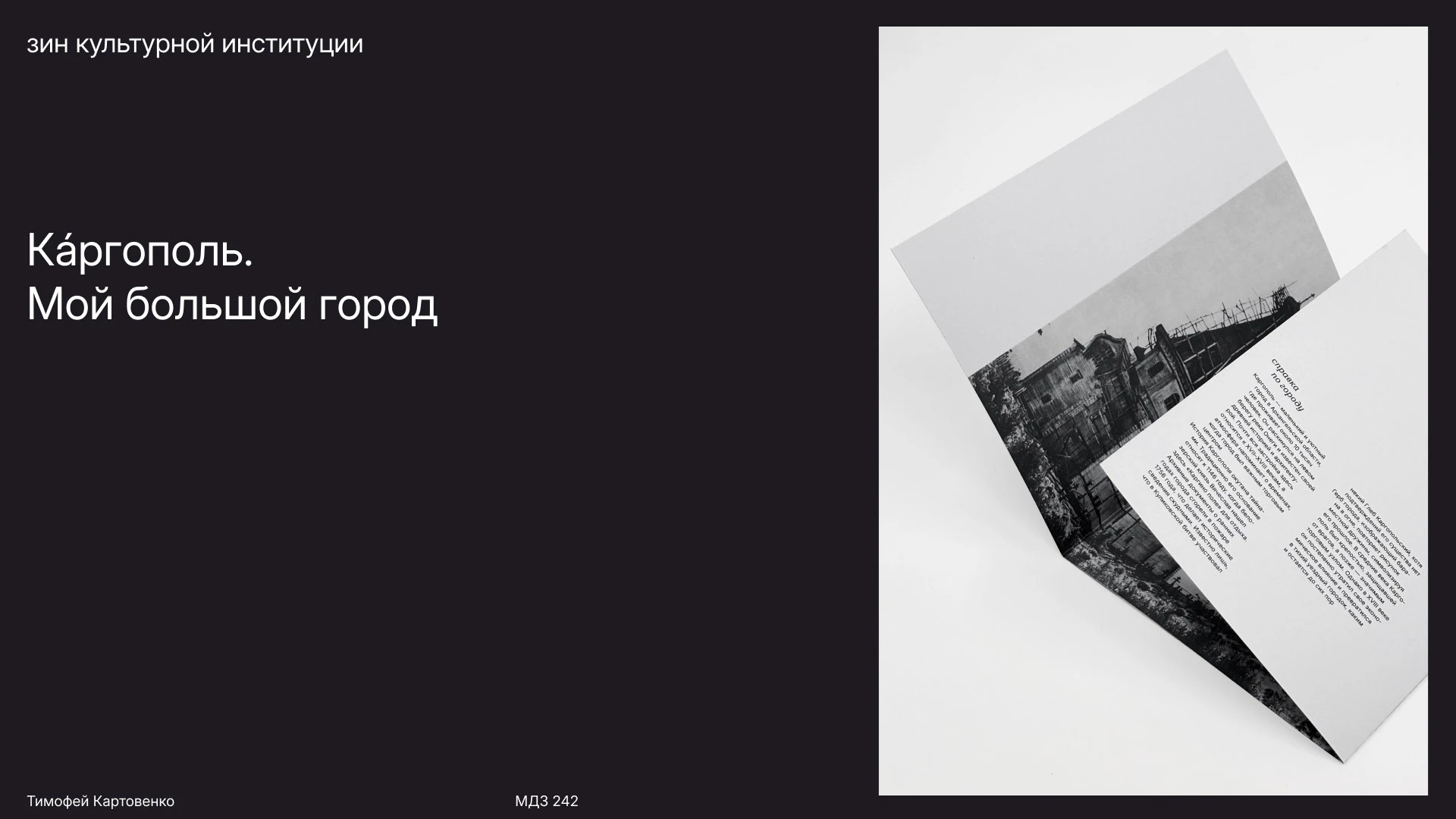 Путеводитель по Каргополю — Изображение №1 — Интерфейсы, Графика на Dprofile