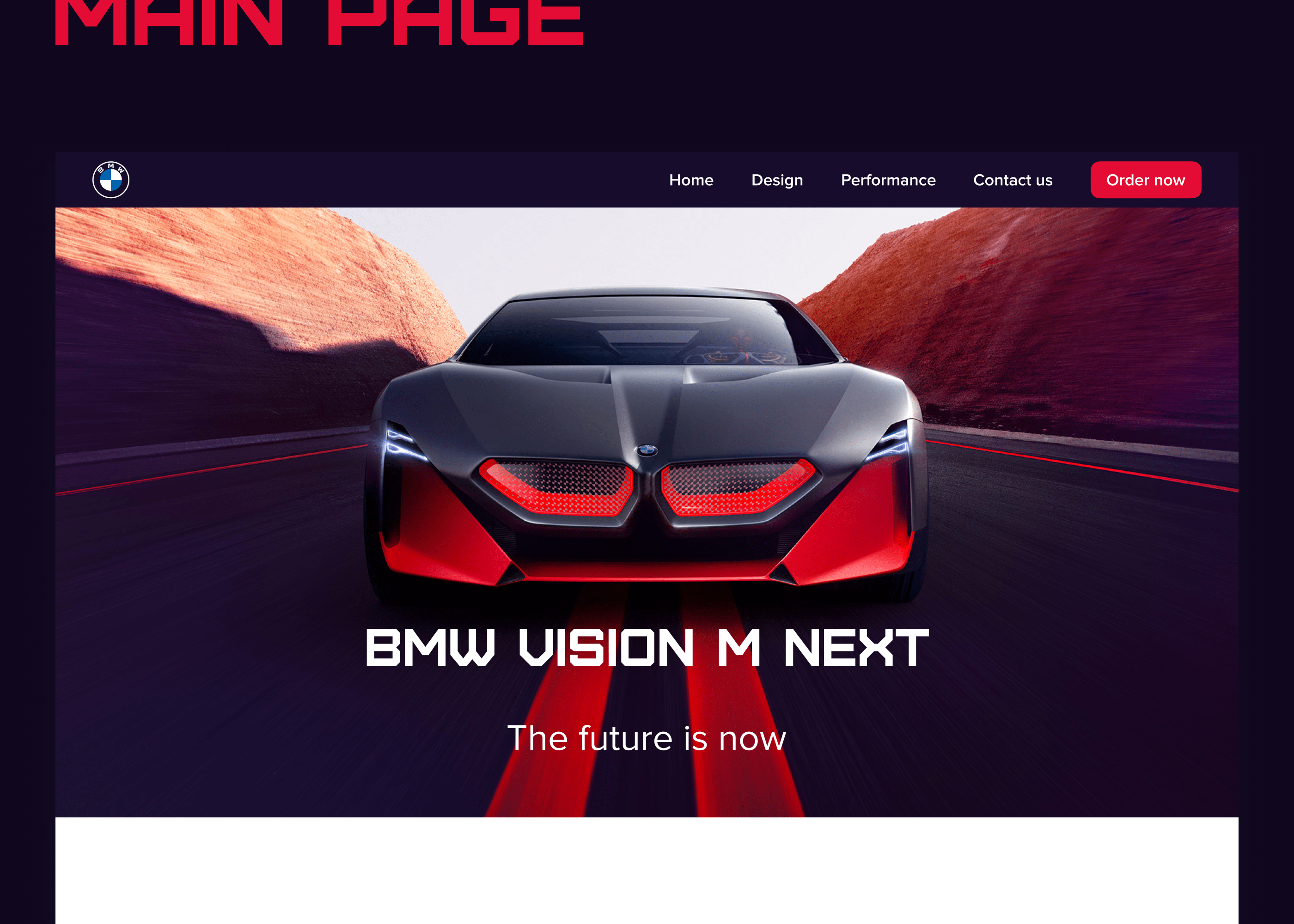 BMW Vision M NEXT site concept — Изображение №2 — Интерфейсы на Dprofile