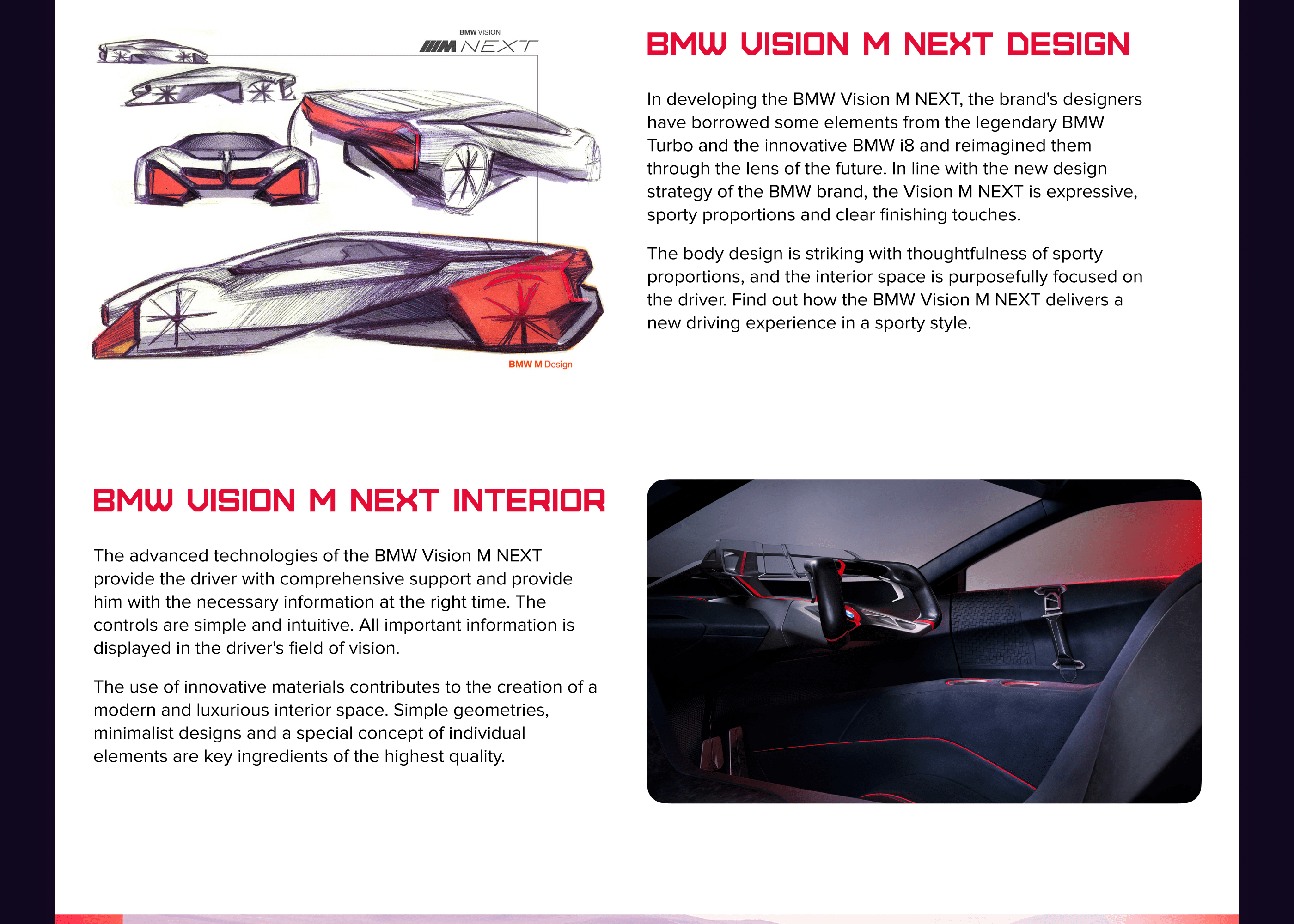 BMW Vision M NEXT site concept — Изображение №3 — Интерфейсы на Dprofile