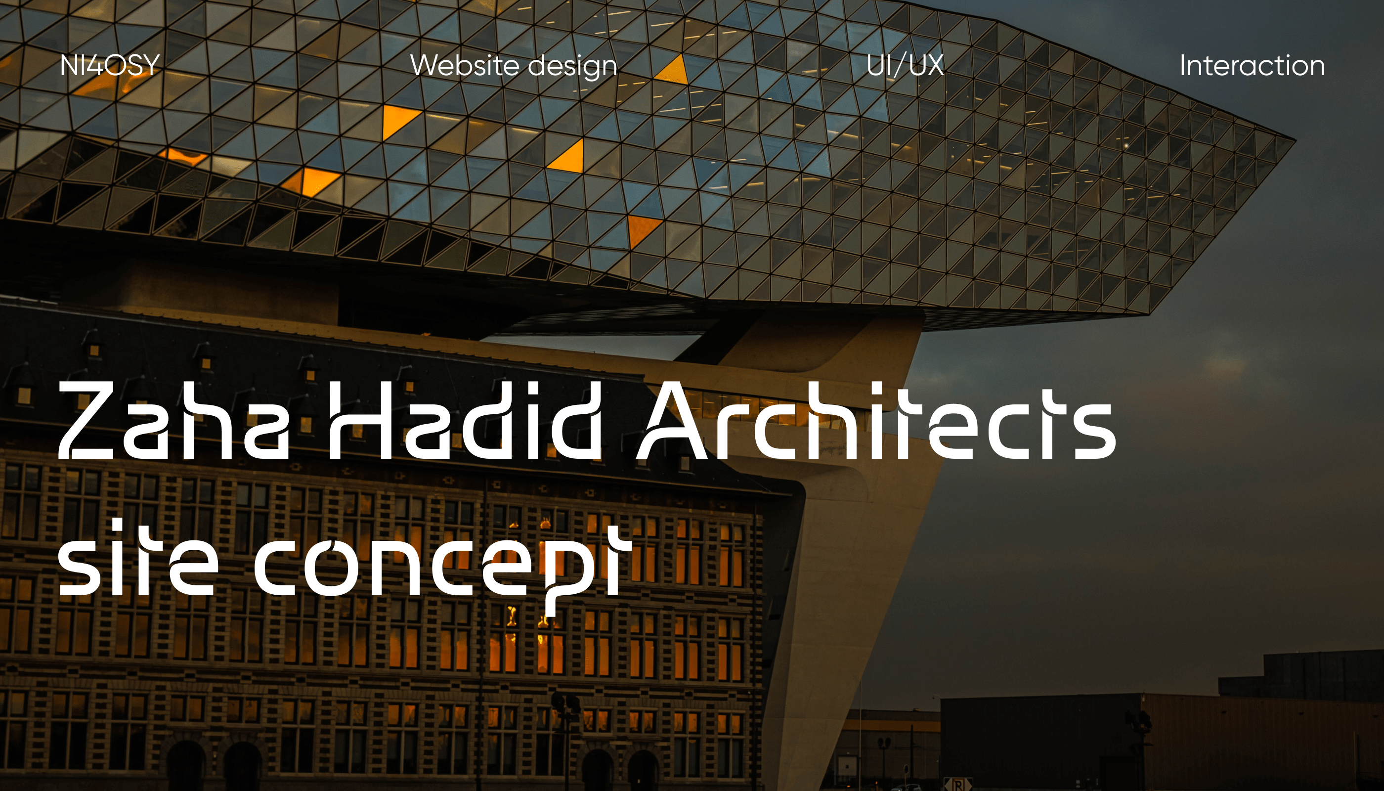 Zaha Hadid Architects site concept — Изображение №1 — Интерфейсы на Dprofile