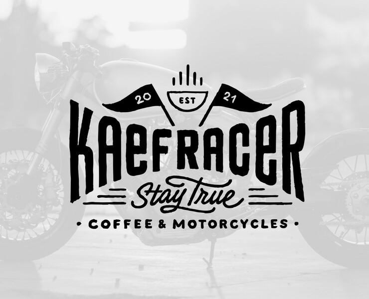 KAEF RACER | Lettering logo design — Брендинг, Графика на Dprofile