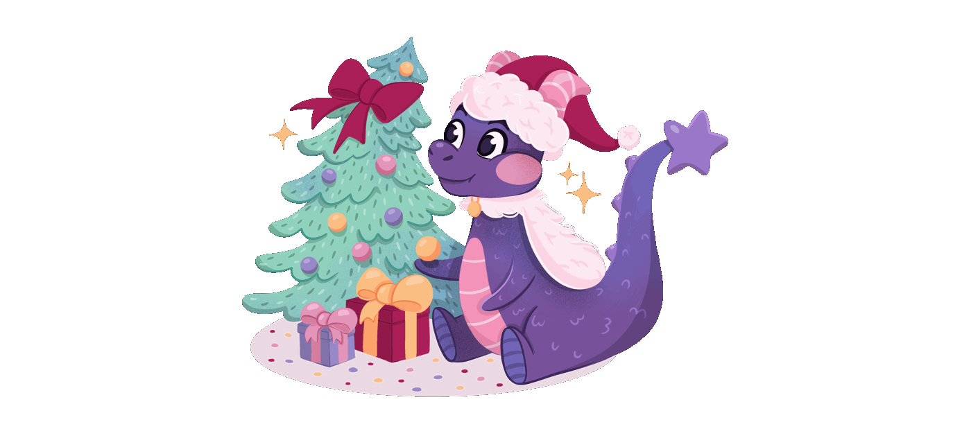 NEW YEAR DRAGON | postcards & stickers — Изображение №9 — Иллюстрация, Анимация на Dprofile