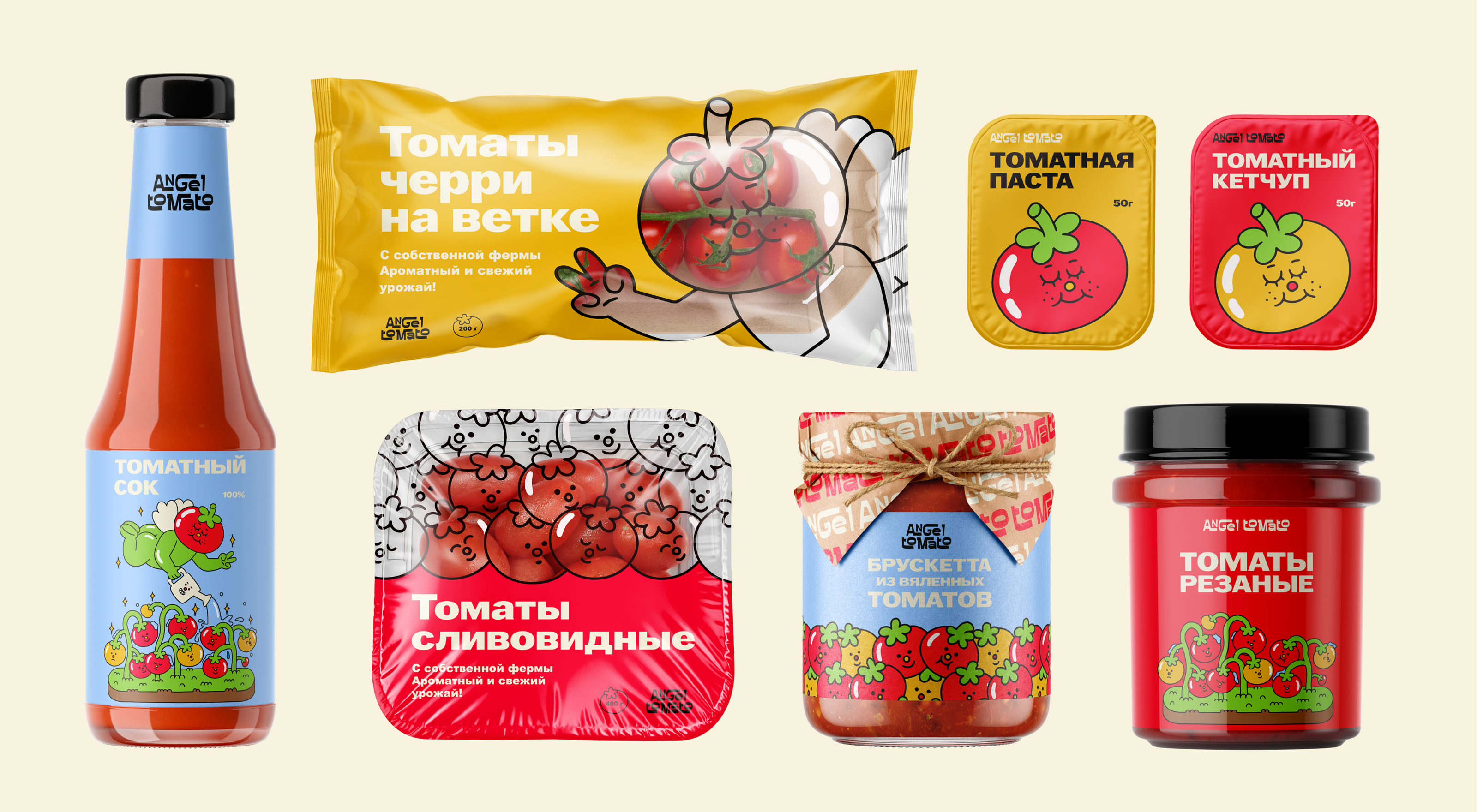 Angel Tomato farm — Изображение №4 — Брендинг на Dprofile