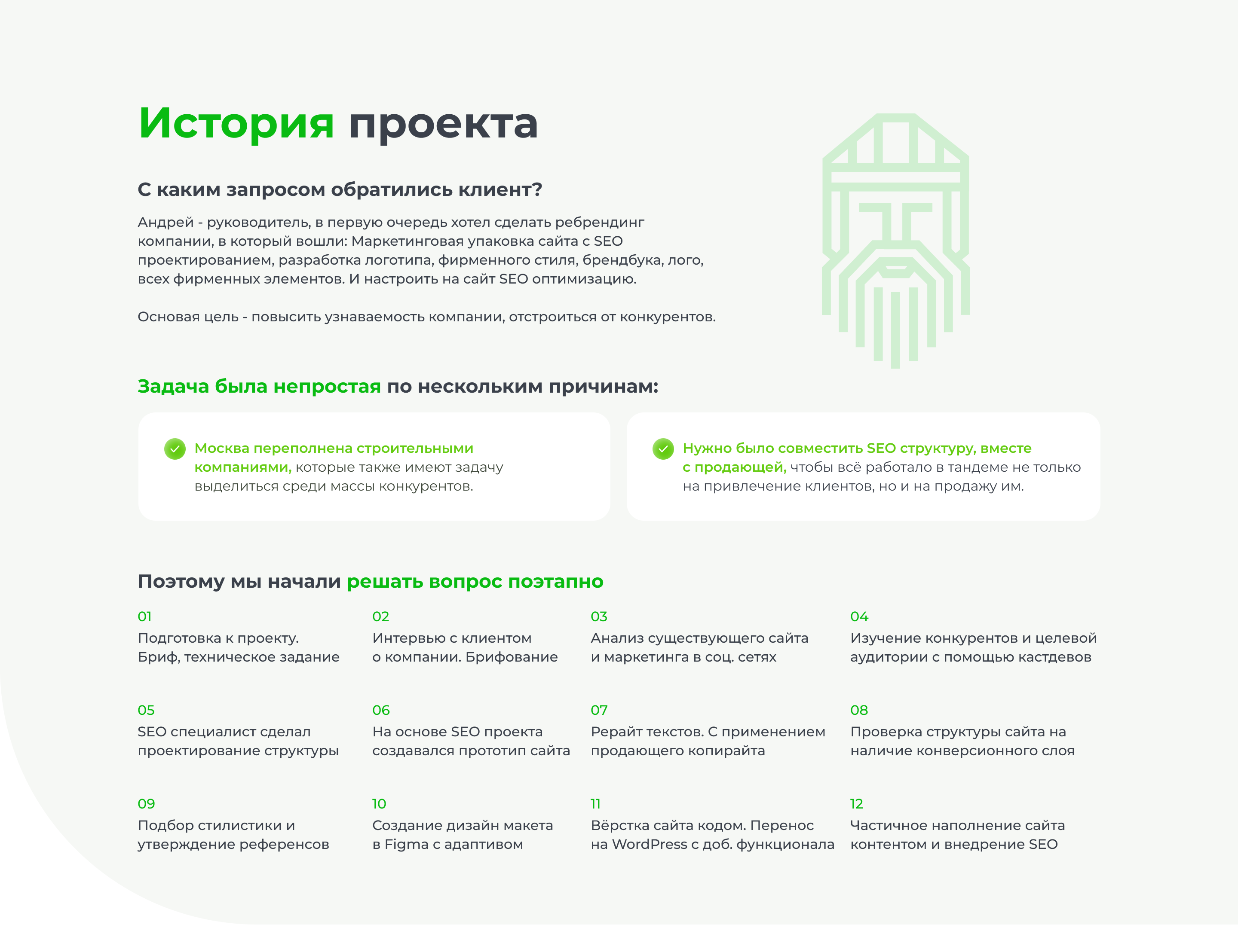 Сайт для строительной компании. Лого и фирменный стиль — Изображение №2 — Брендинг, Маркетинг на Dprofile