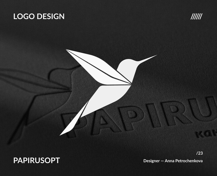 Дизайн логотипа “PAPIRUSOPT” — Брендинг, Графика на Dprofile