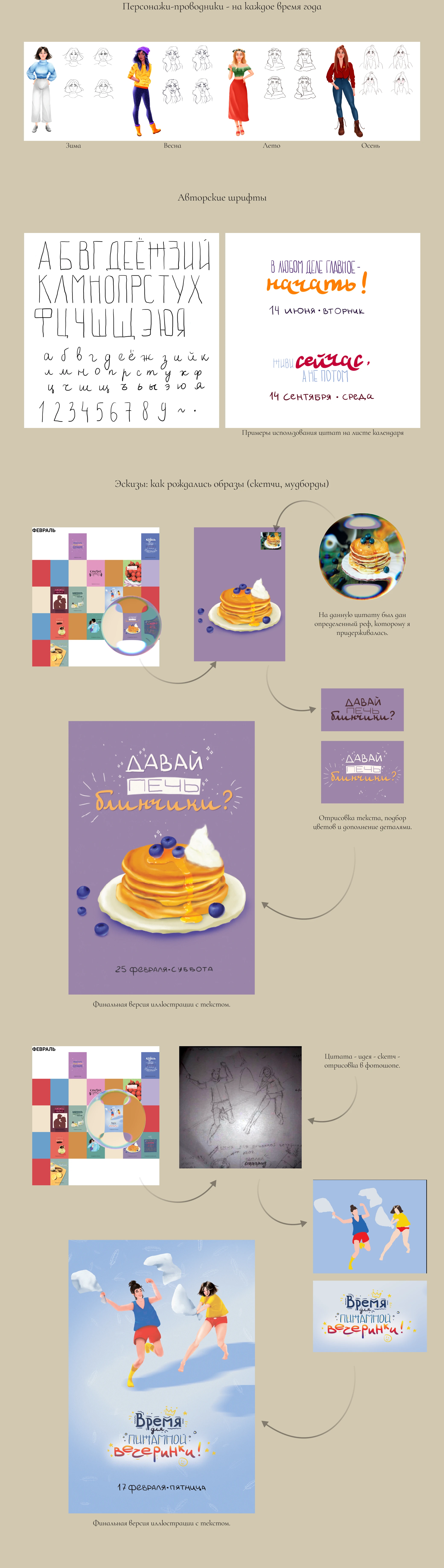 Календарные истории — Изображение №2 — Иллюстрация на Dprofile