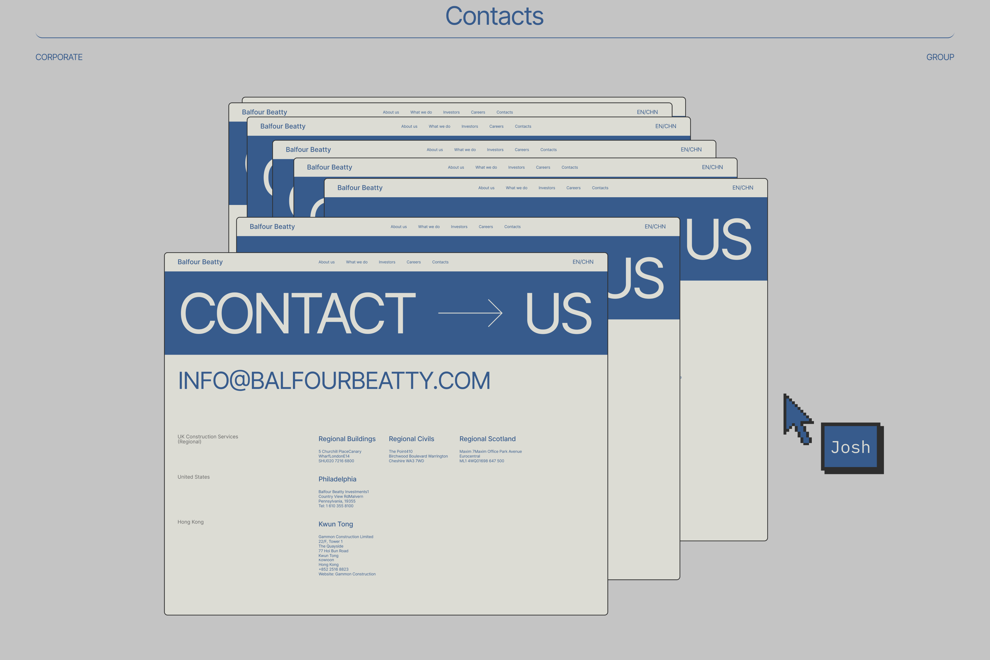 Сorporate Website Balfour Beatty UX/UI — Изображение №8 — Интерфейсы, Брендинг на Dprofile