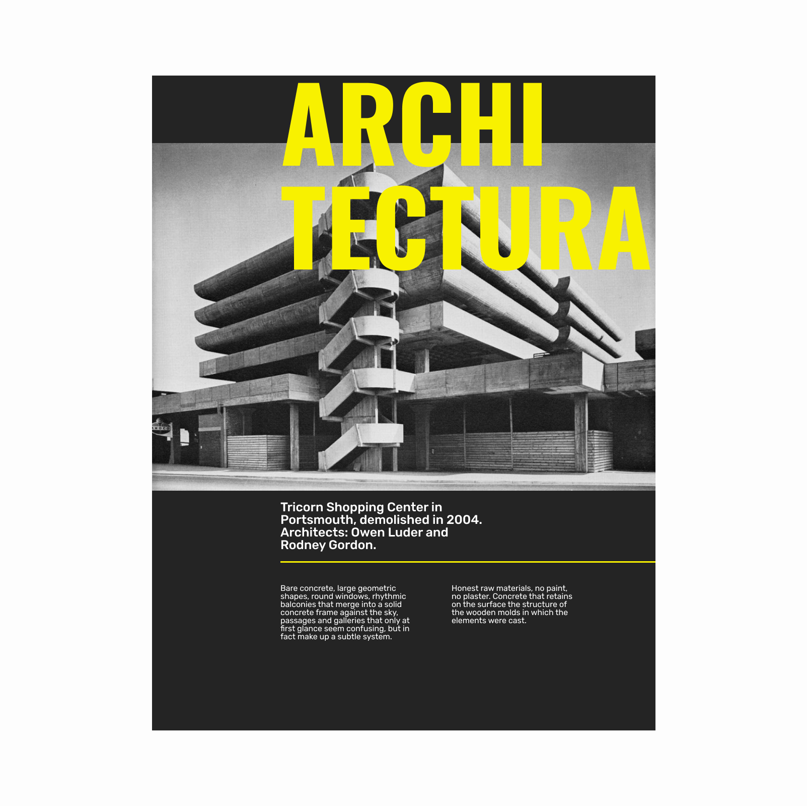 Posters—Brutalism. Architectura — Изображение №4 — Брендинг, Графика на Dprofile