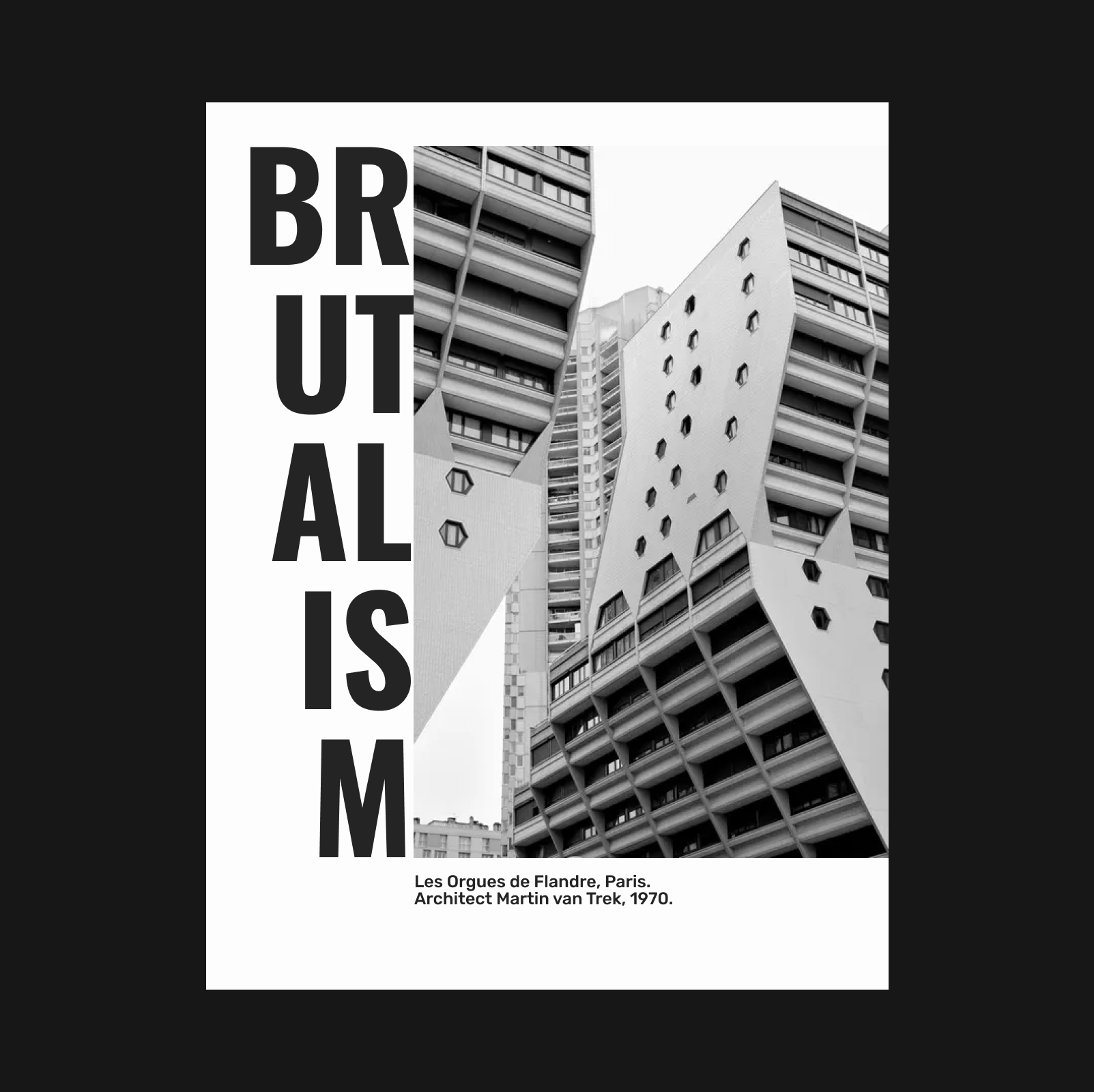 Posters—Brutalism. Architectura — Изображение №5 — Брендинг, Графика на Dprofile