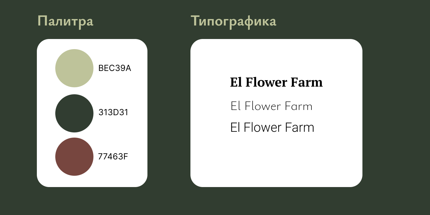 El Flower Farm цветочная ферма — Изображение №4 — Брендинг, Иллюстрация на Dprofile