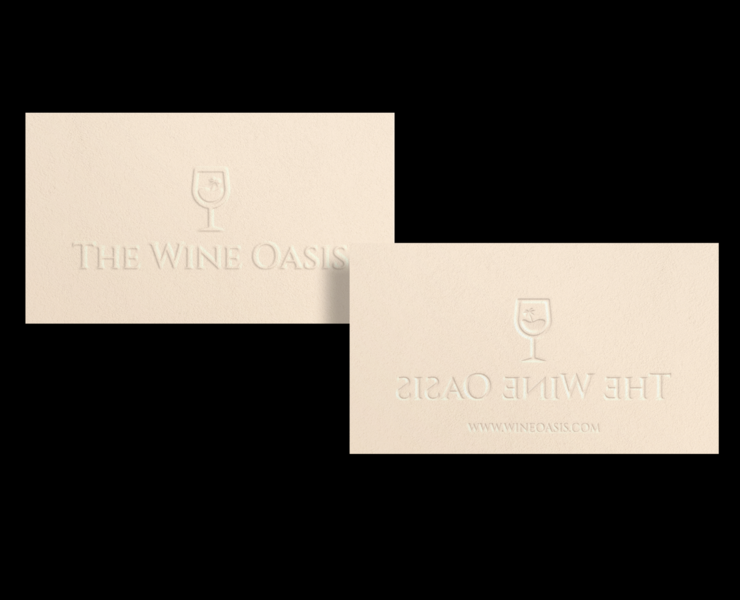 The Wine Oasis / logo / business card / menu design — Брендинг на Dprofile