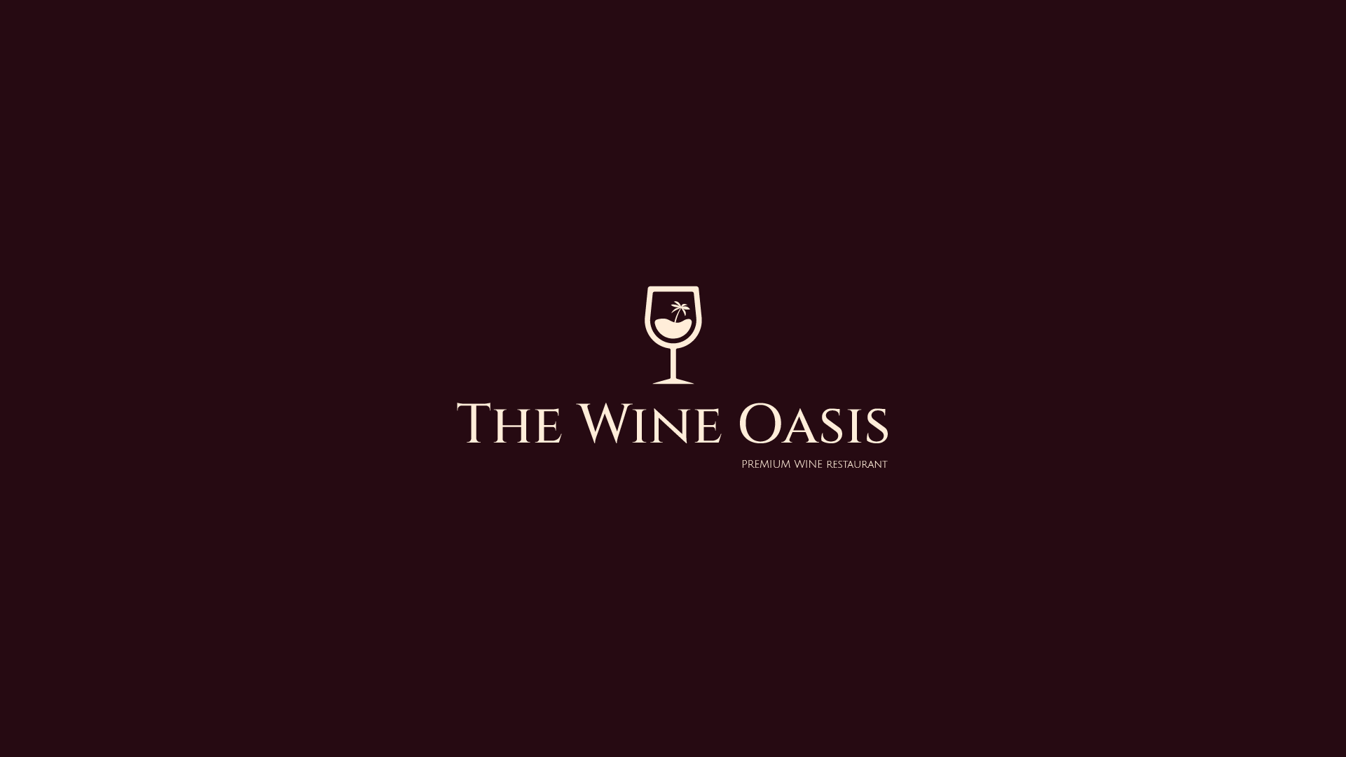 The Wine Oasis / logo / business card / menu design — Изображение №4 — Брендинг на Dprofile